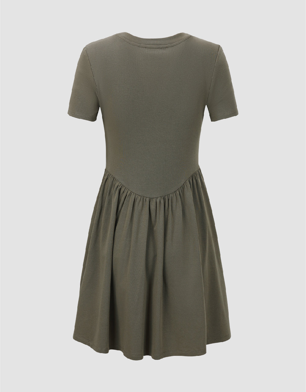 Crew Neck A-Line Dress