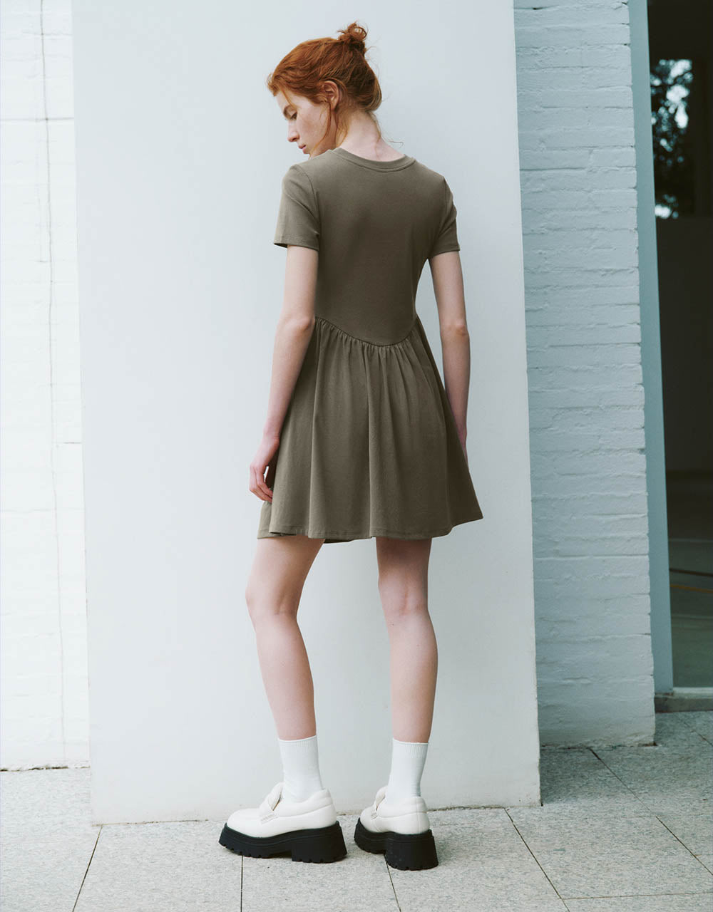 Crew Neck A-Line Dress