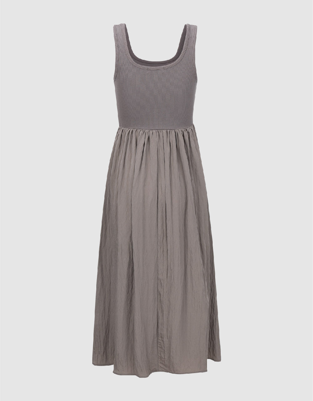 Sleeveless U Neck A-Line Dress