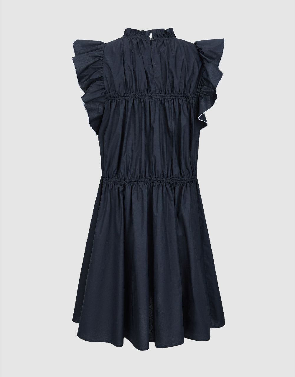 Sleeveless Crew Neck A-Line Dress