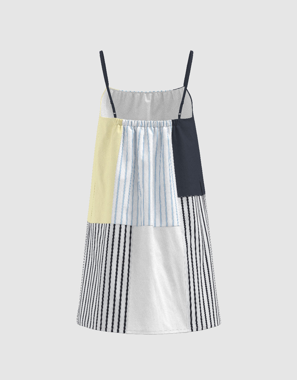 Striped Mini A-Line Dress