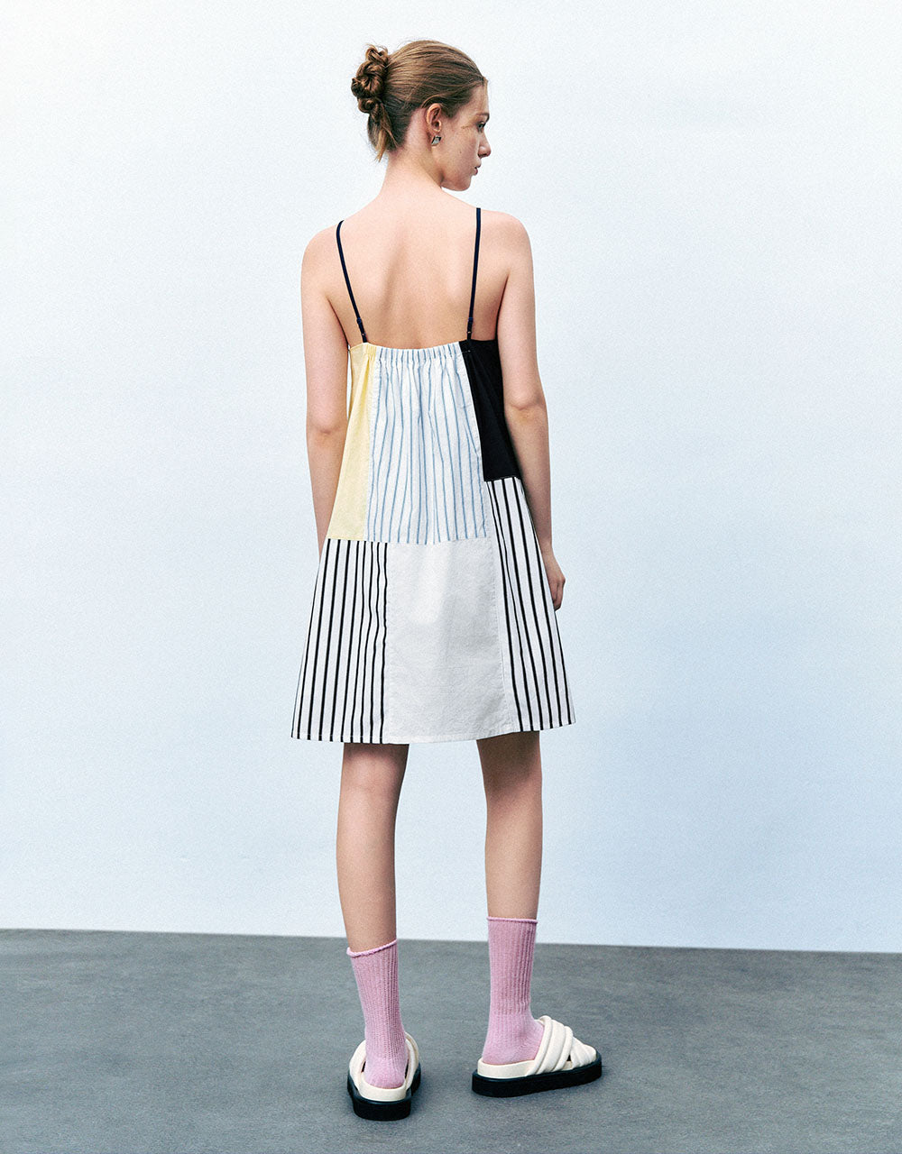 Striped Mini A-Line Dress