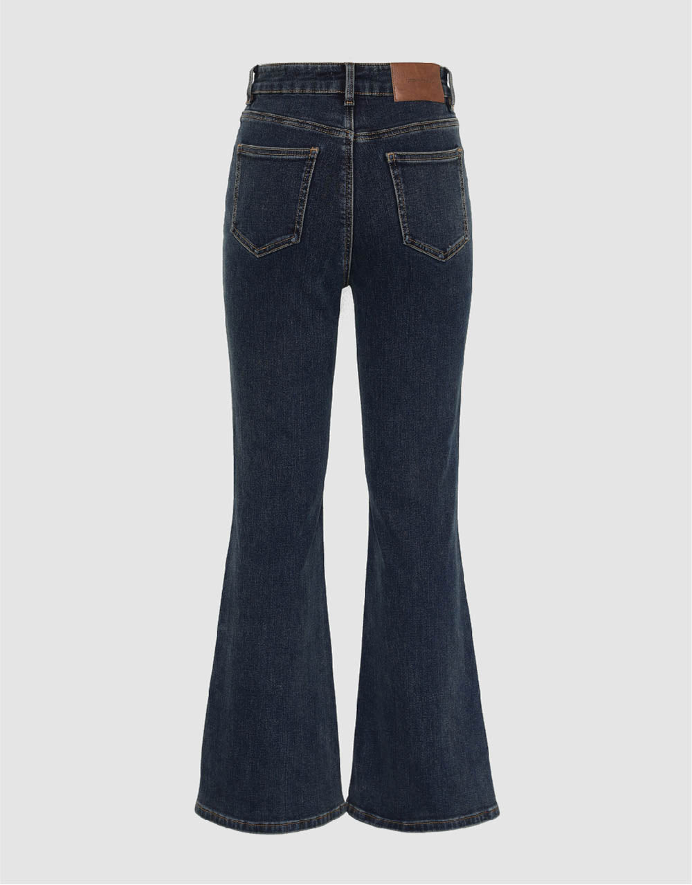 Front Pockets Flare Jeans