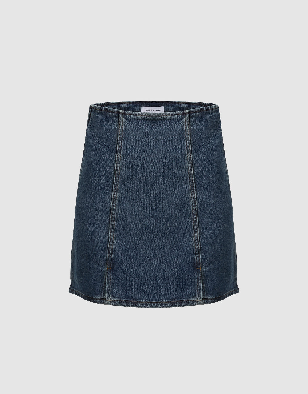 Mini A-Line Denim Skirt