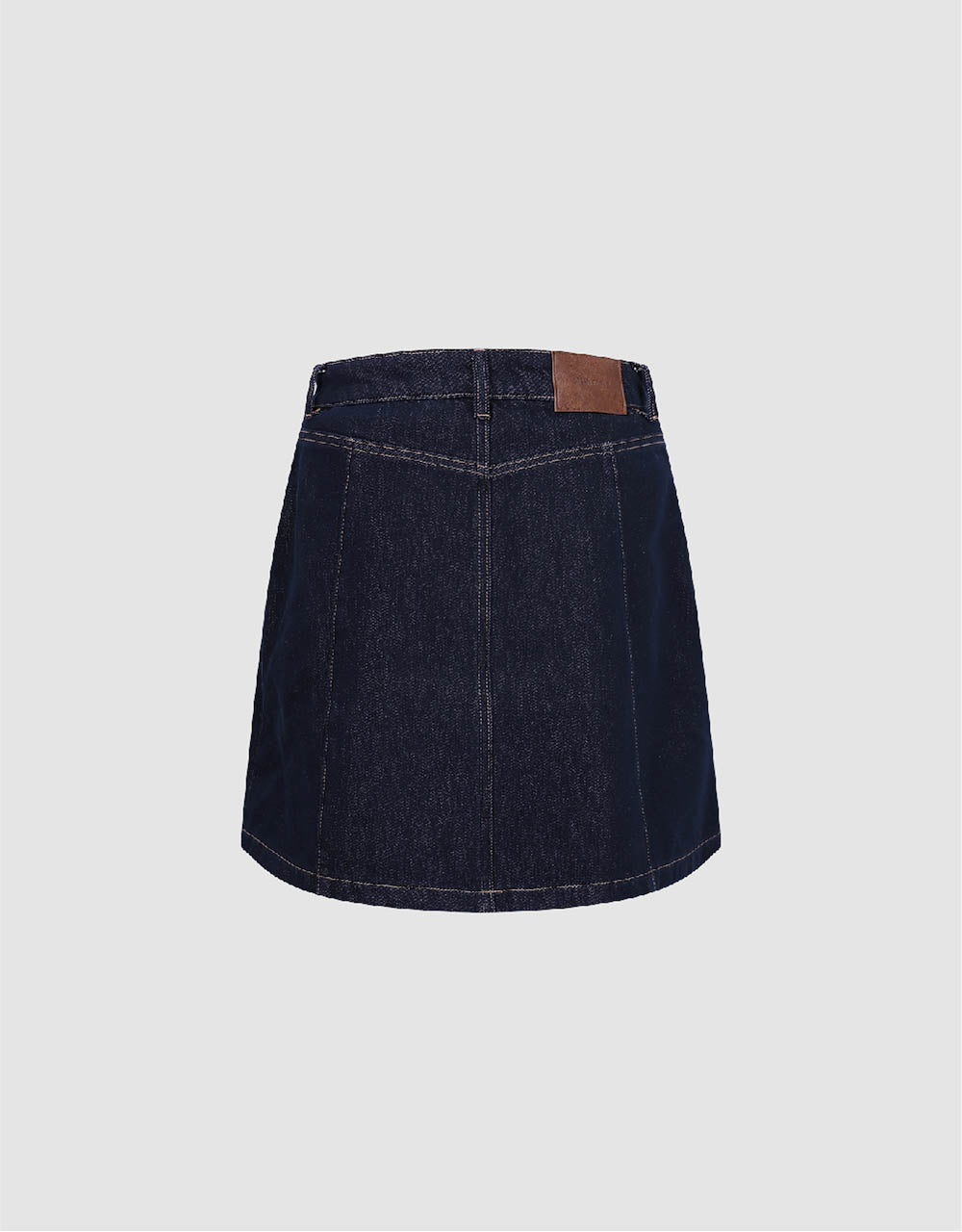 Mini A-Line Denim Skirt