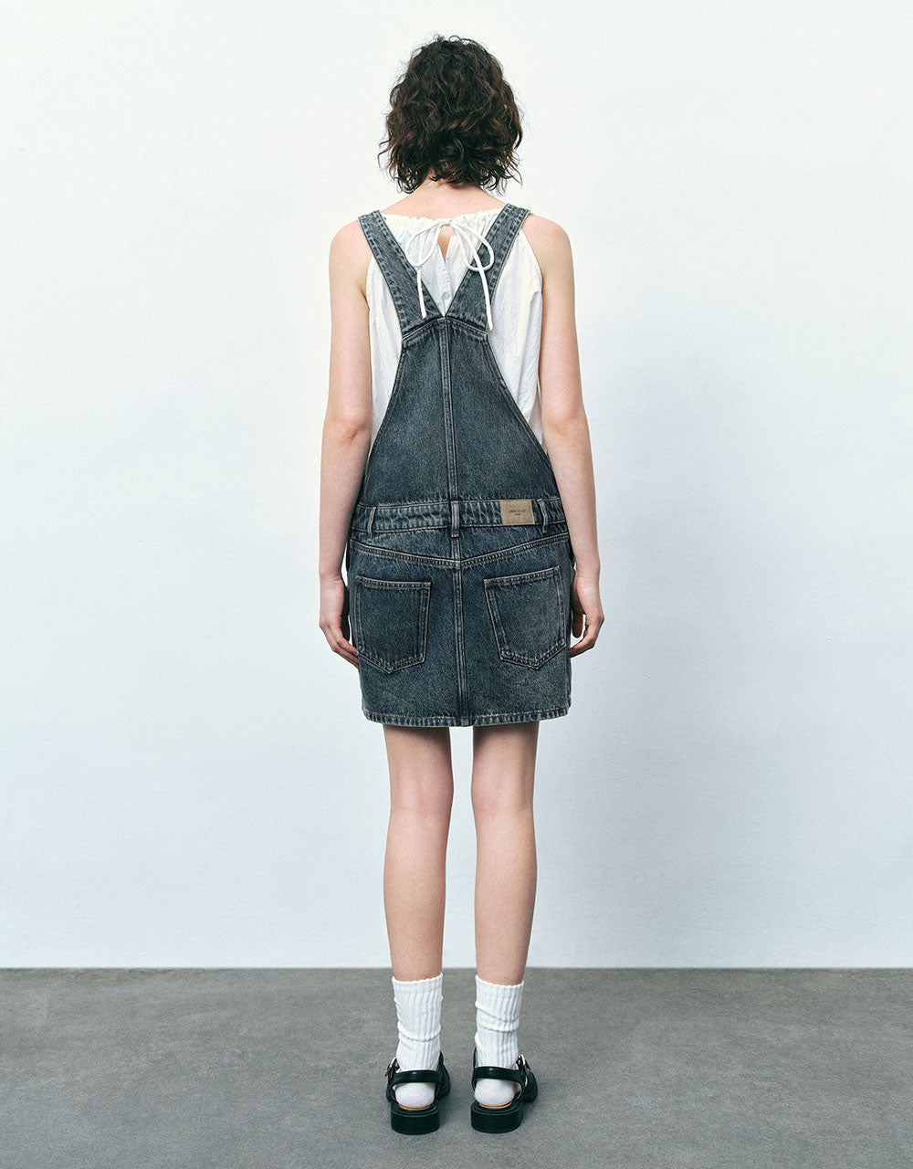 Denim Pinafore Dress