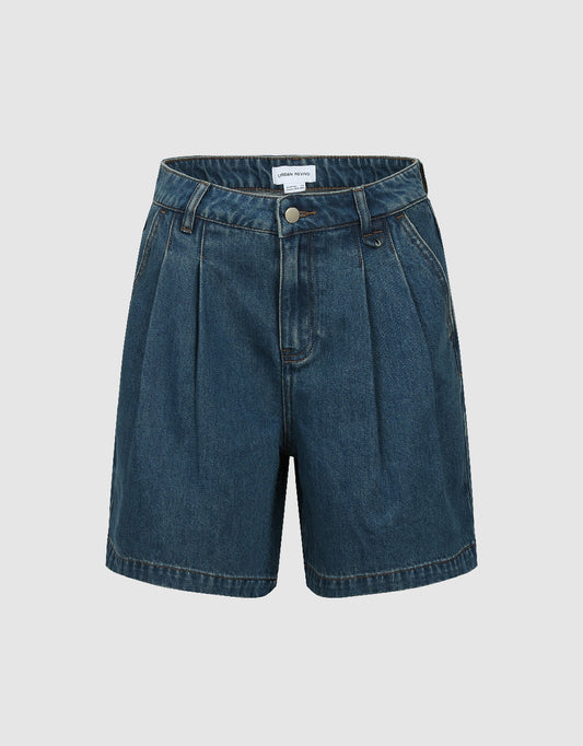 Loose Denim Shorts