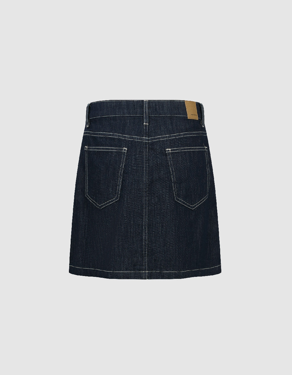 Mini Straight Denim Skirt