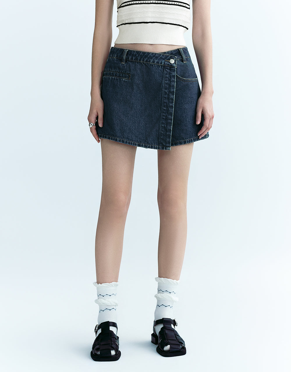 Denim Skort