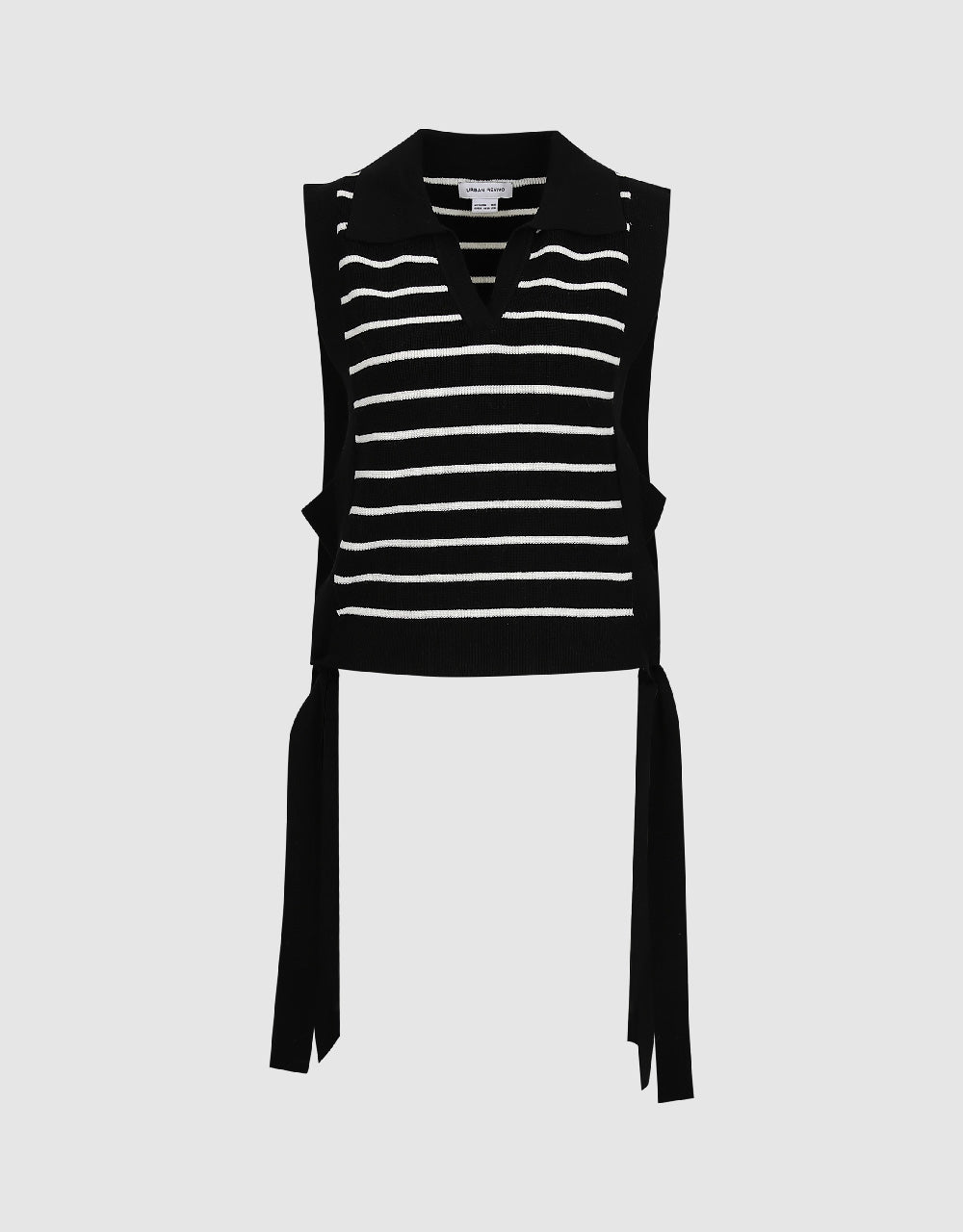 Striped Knitted Vest