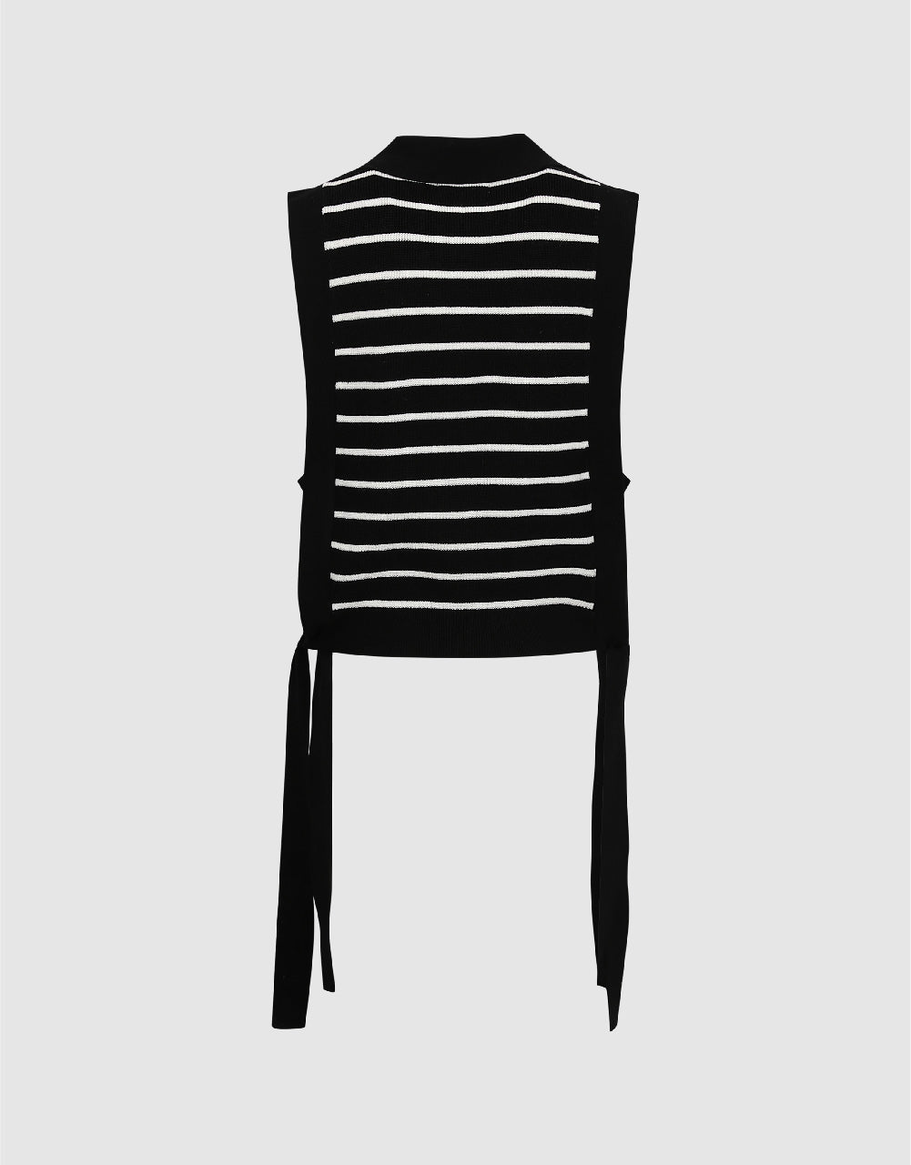 Striped Knitted Vest