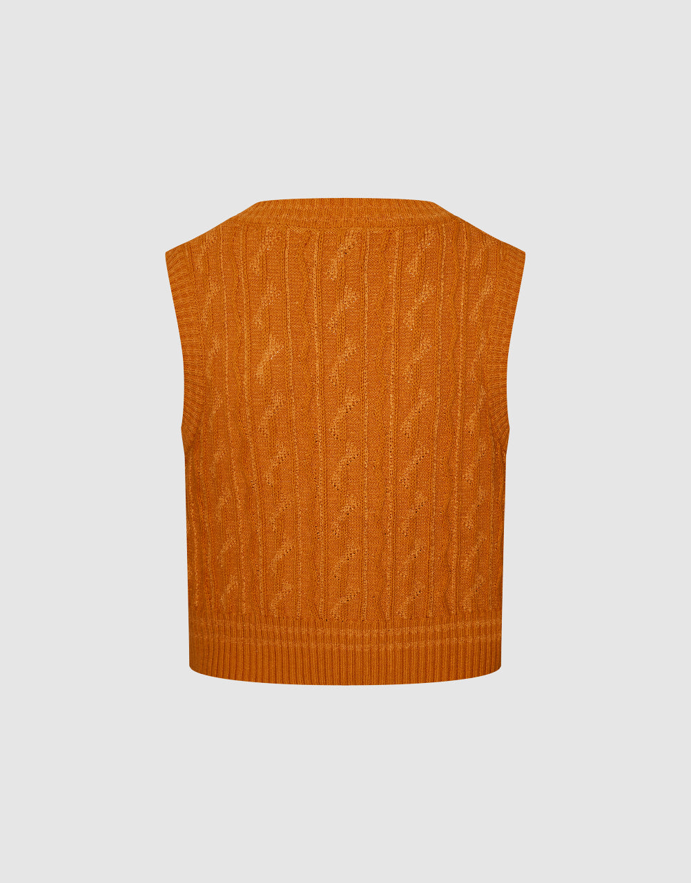 V-Neck Knitted Vest