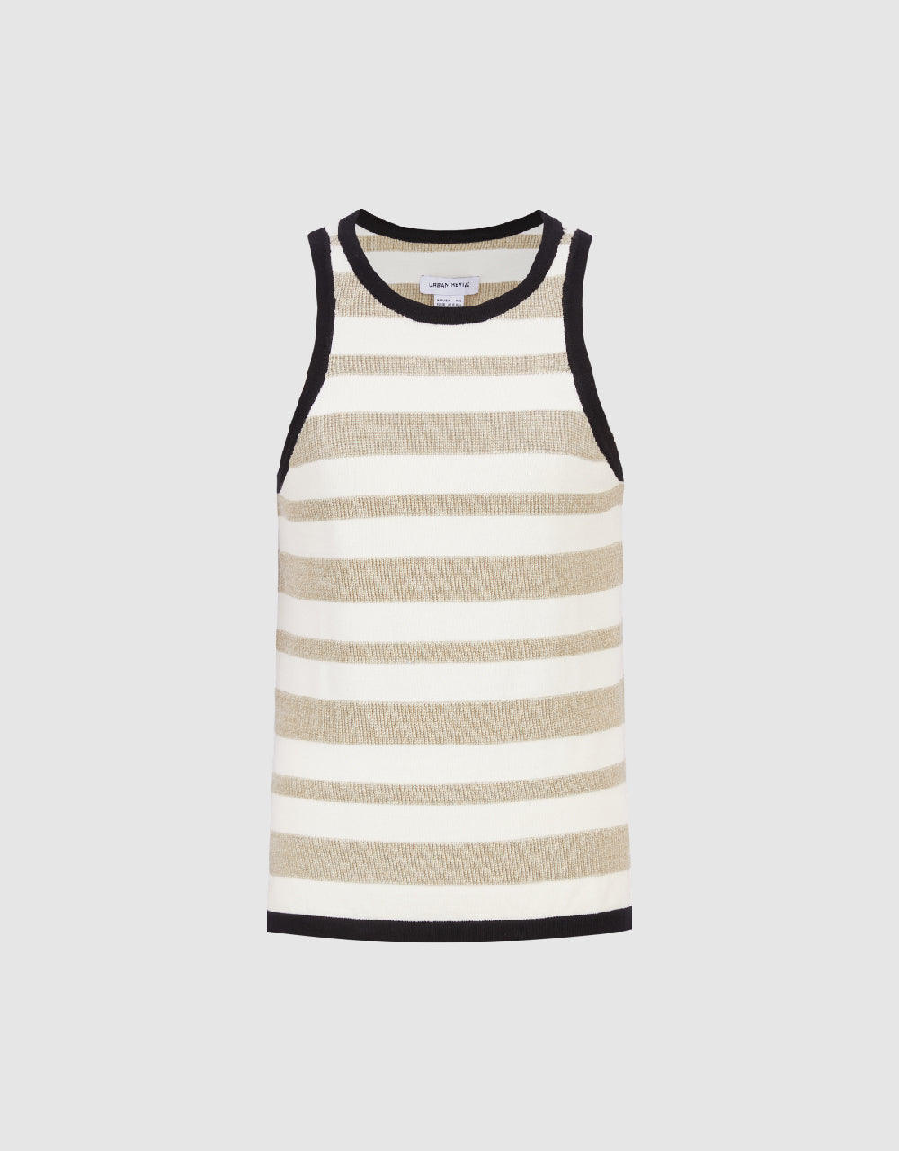 Striped Knitted Tank Top