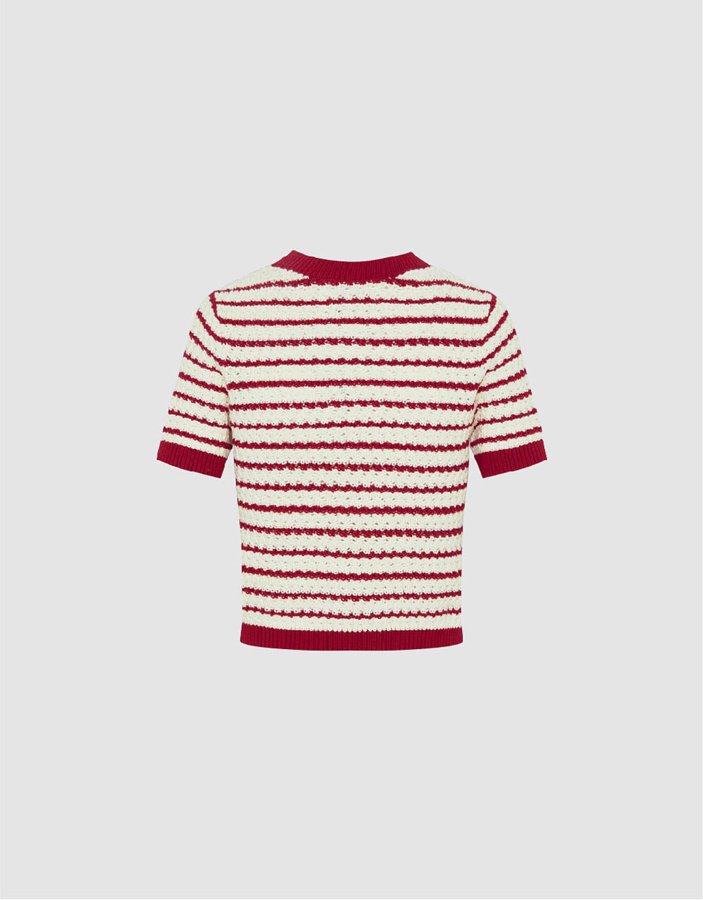 Crew Neck Knitted T-Shirt