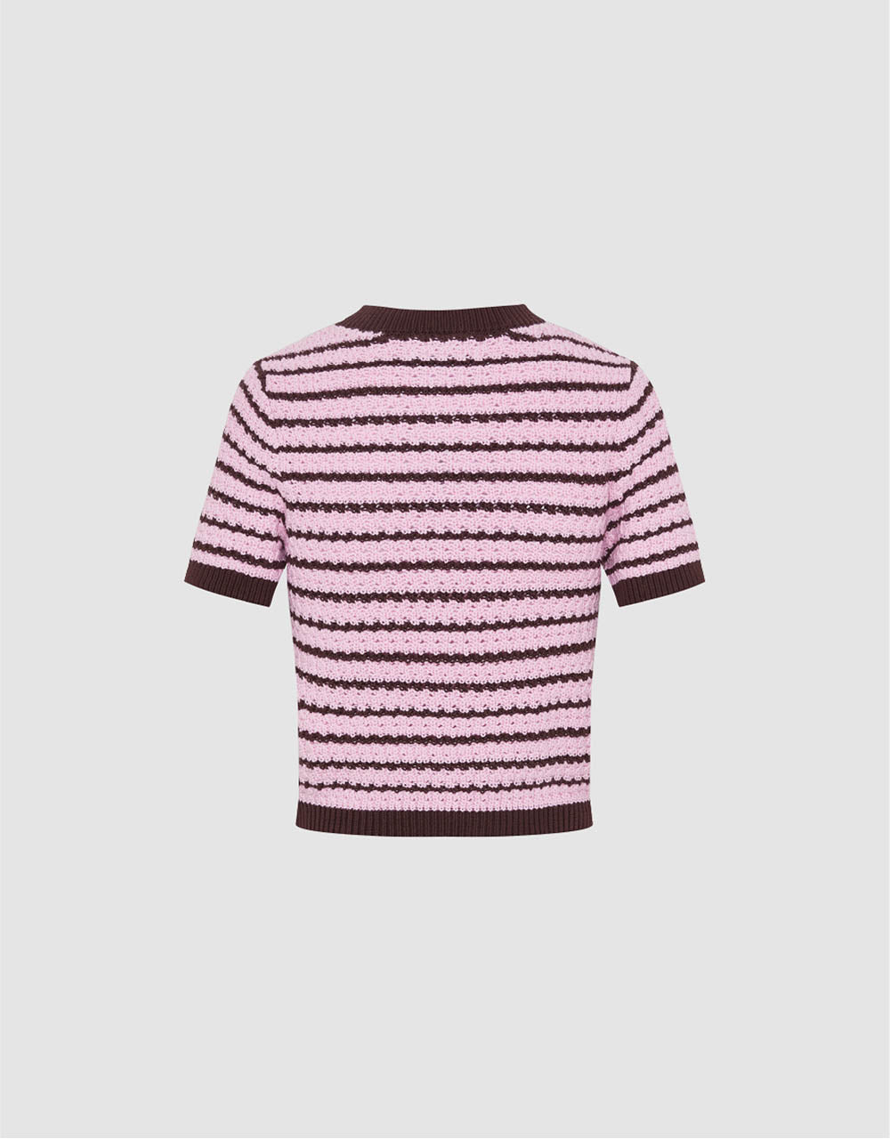 Crew Neck Knitted T-Shirt