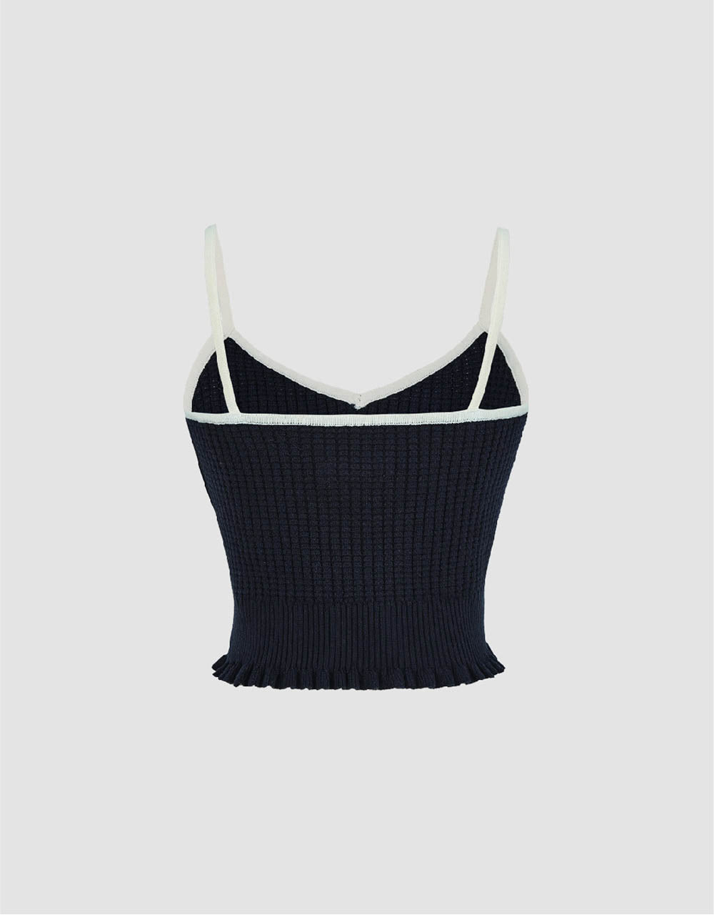 V-Neck Knitted Cami Top