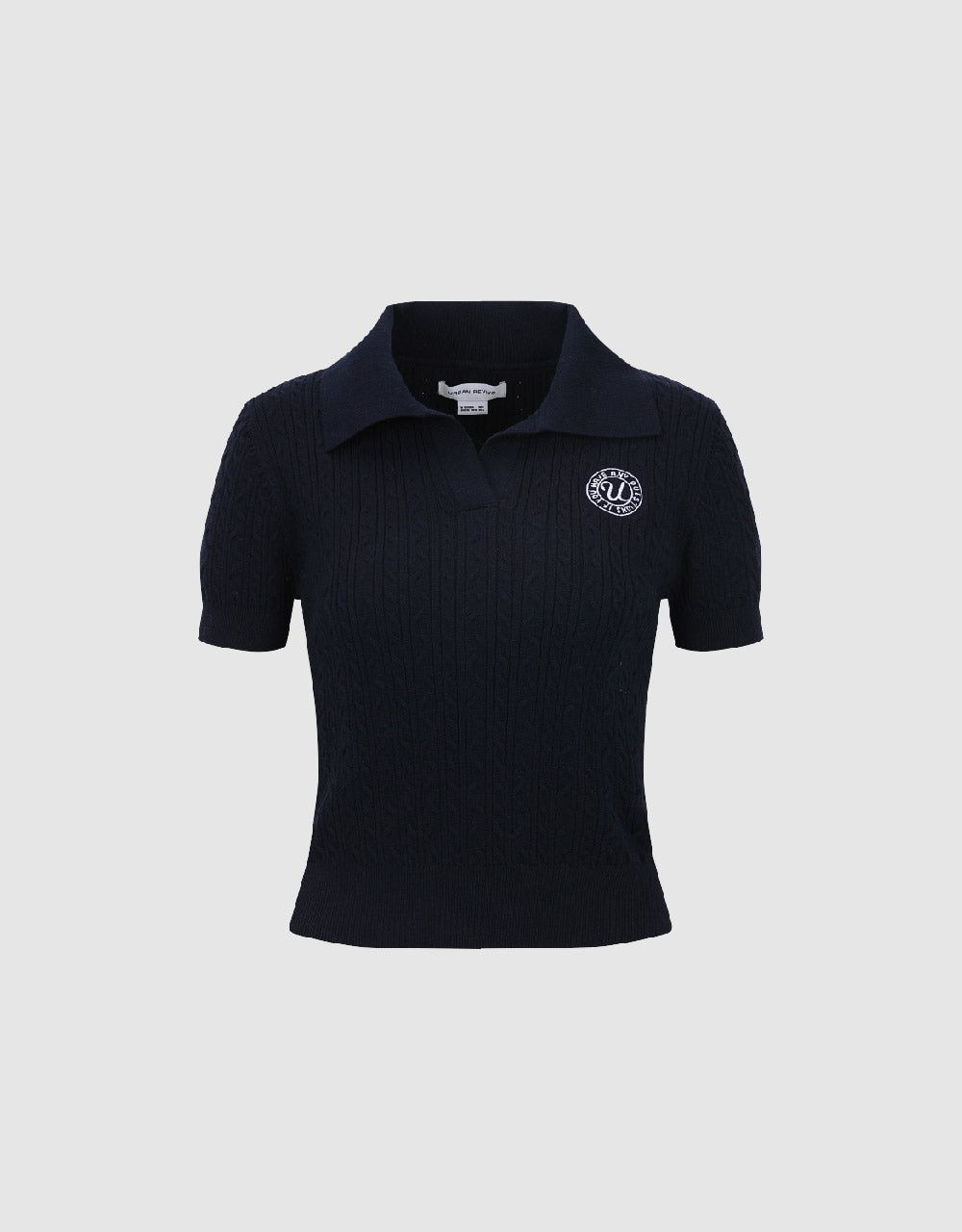 Standard Sleeve Polo Knitted T-Shirt