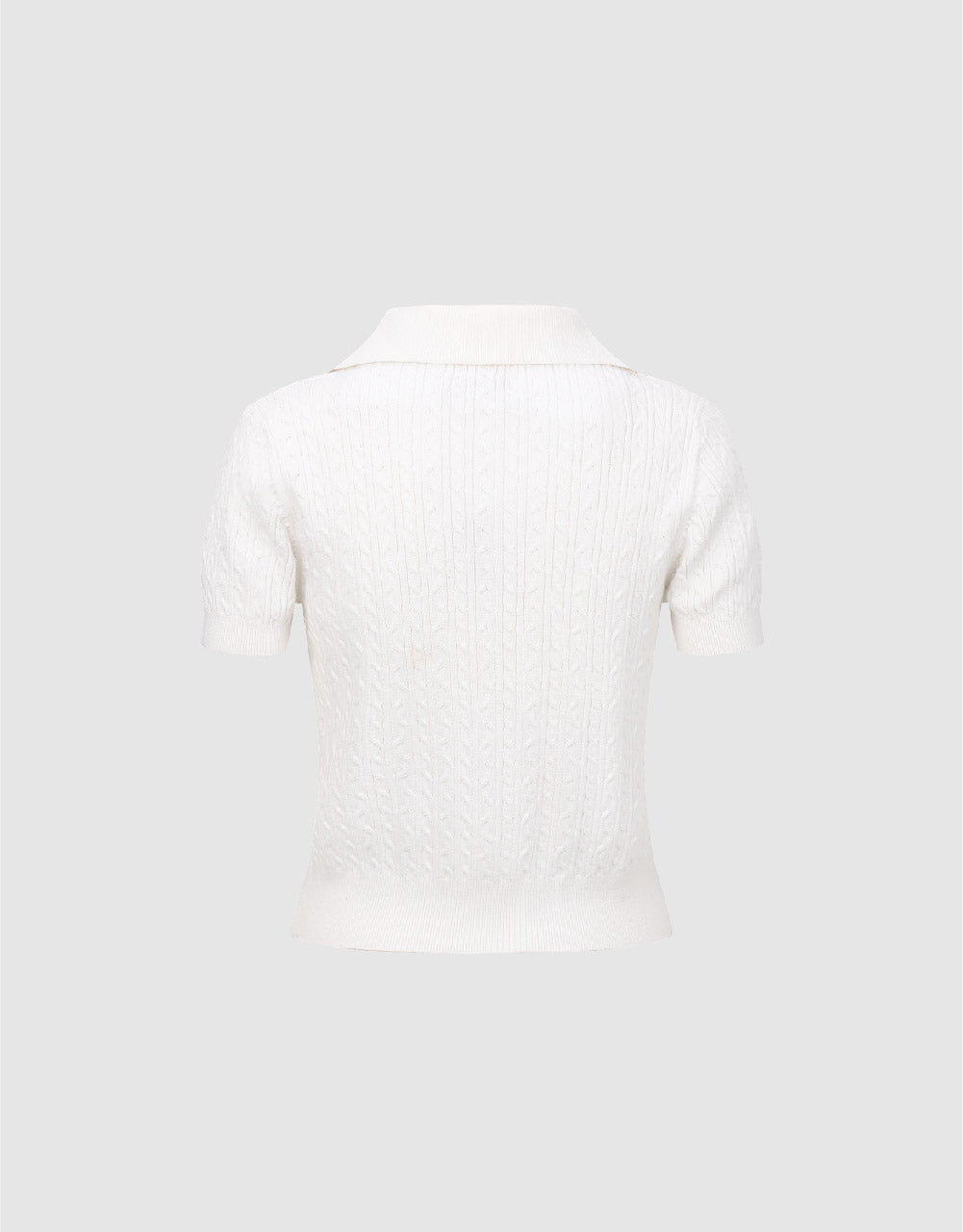 Standard Sleeve Polo Knitted T-Shirt