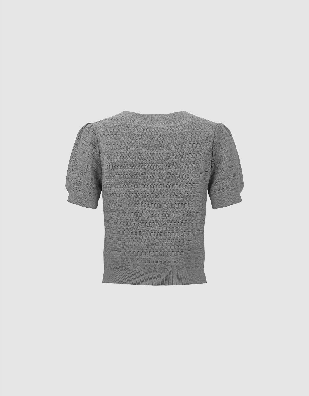 Crew Neck Knitted T-Shirt