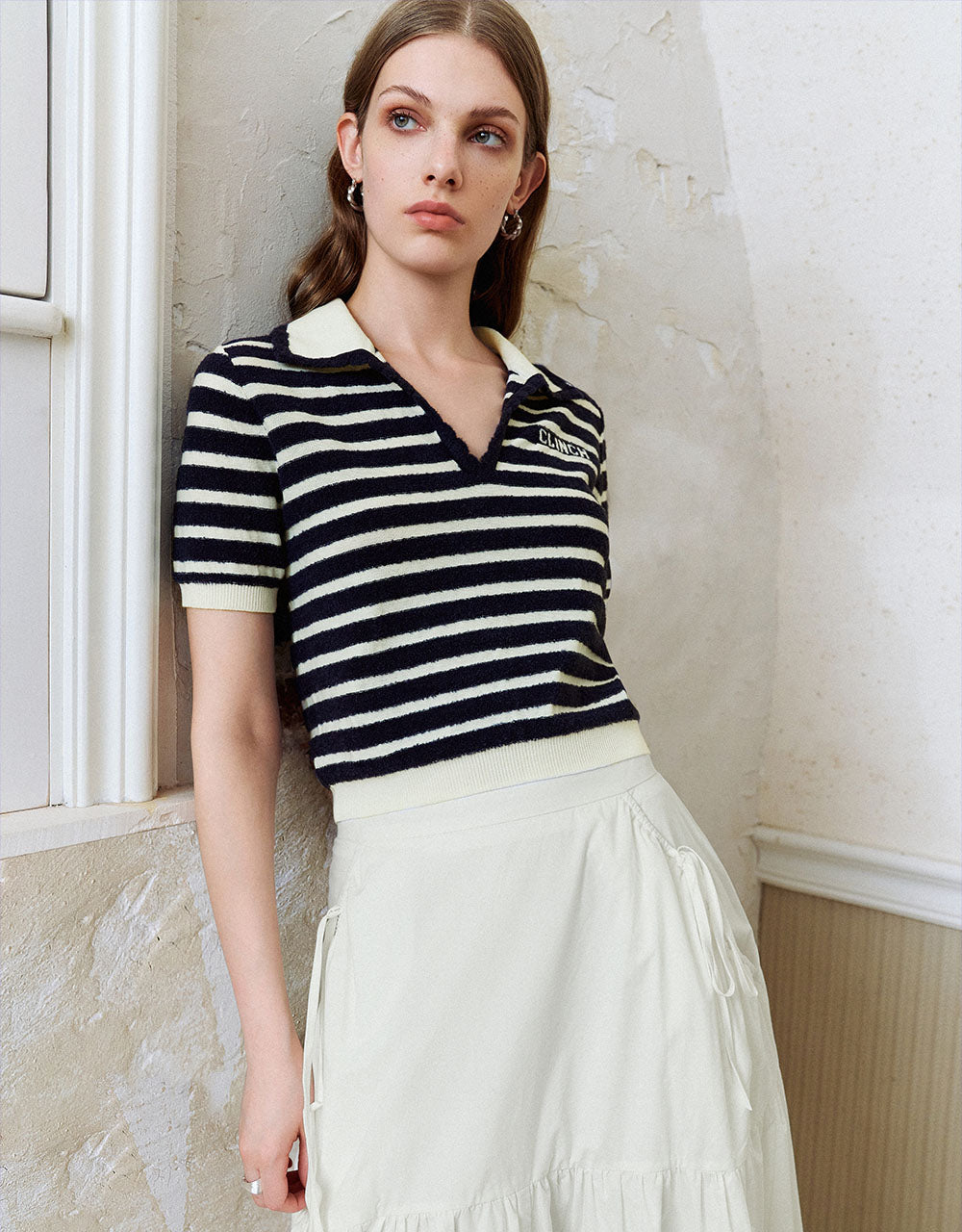 Striped Knitted T-Shirt