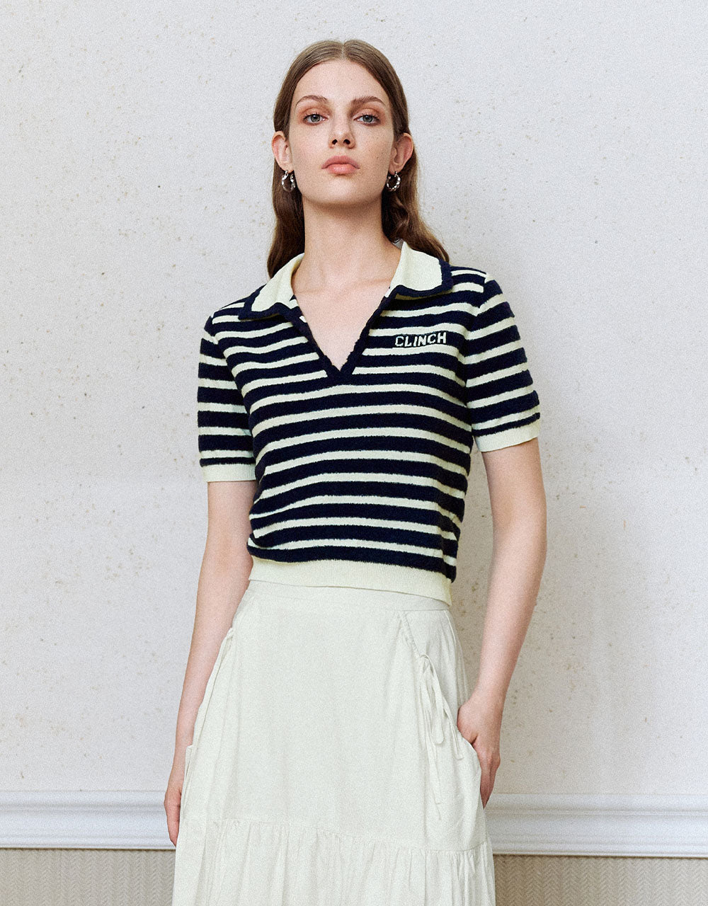 Striped Knitted T-Shirt