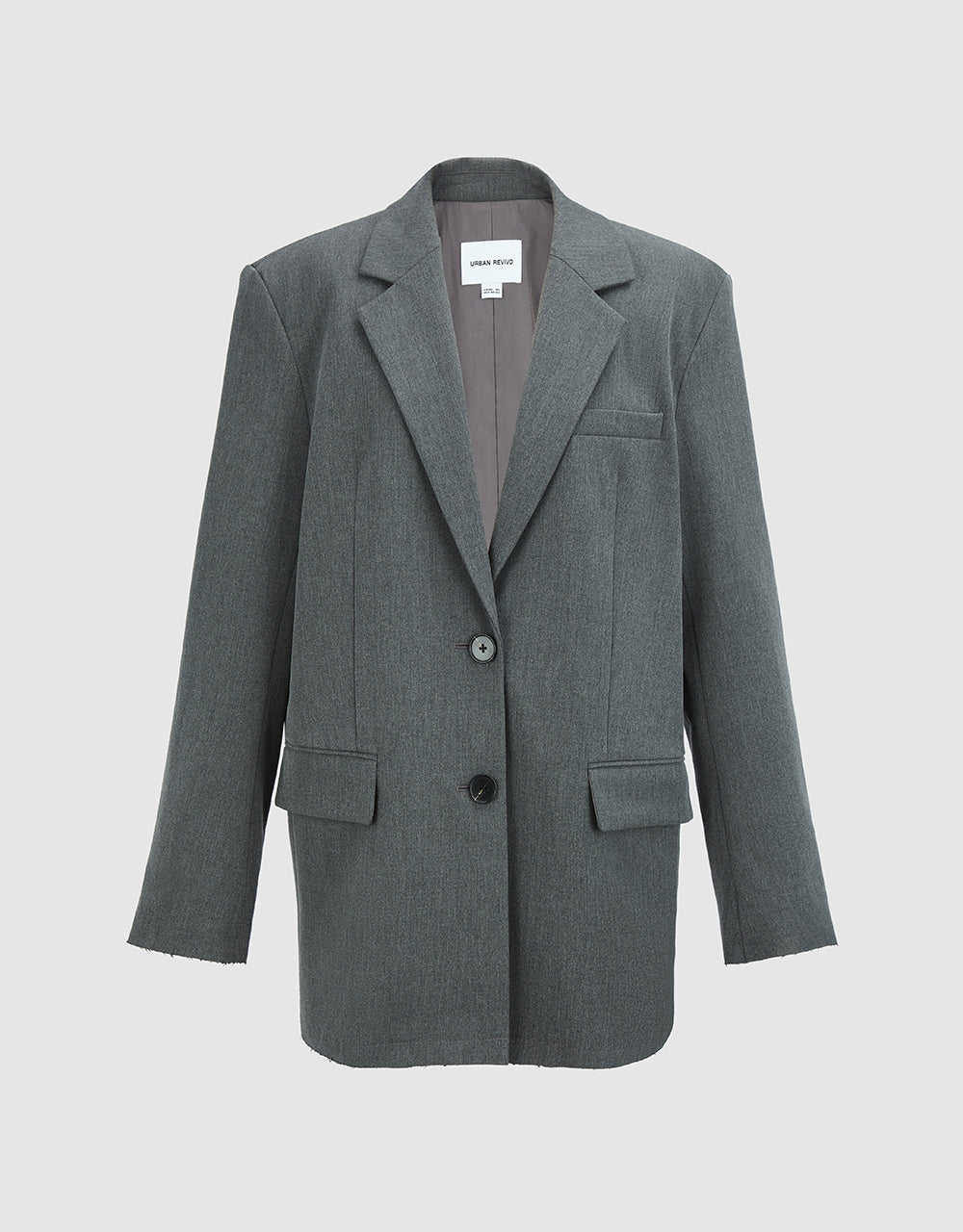 Notch Lapel Tailored Blazer