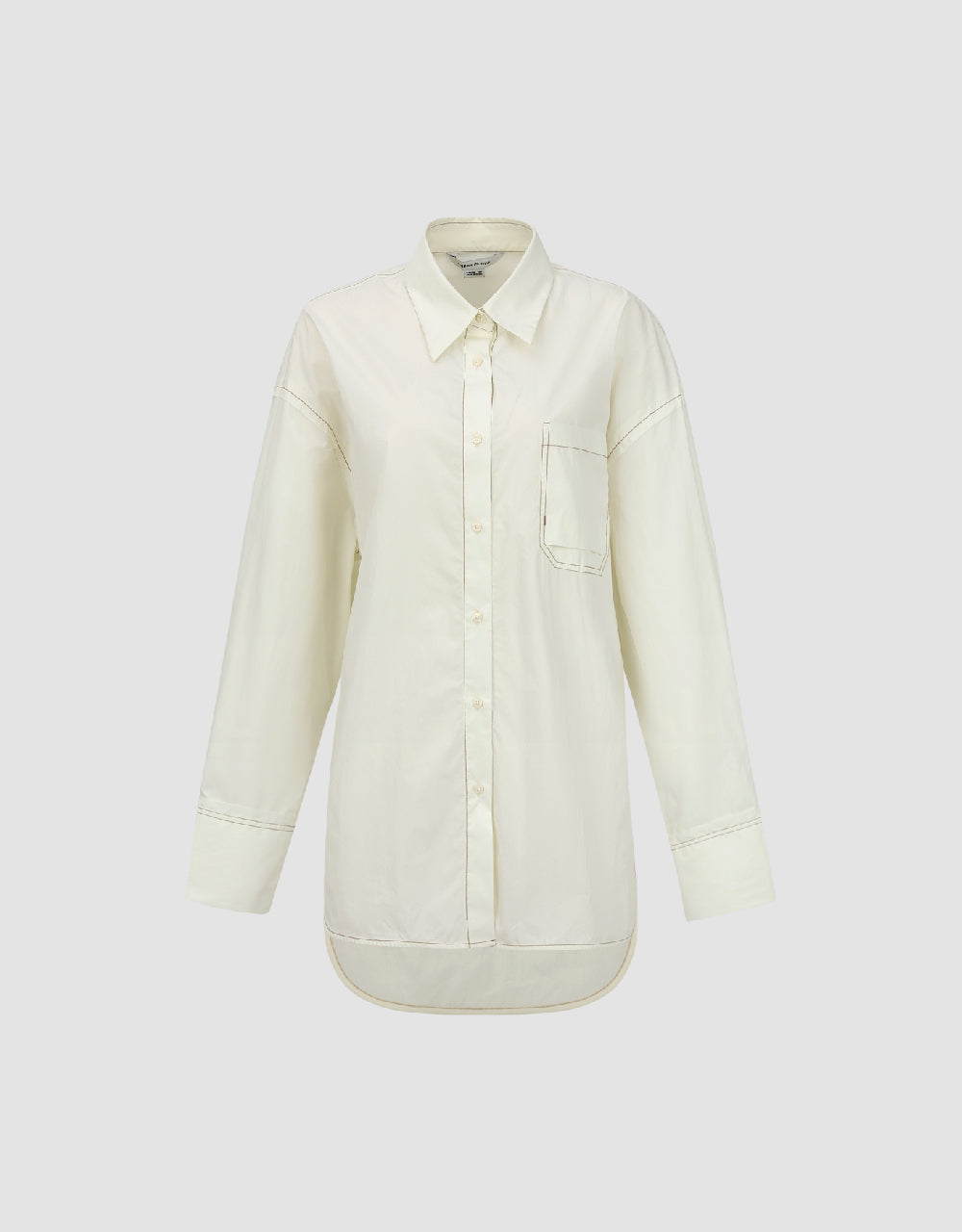 Button Up Straight Shirt