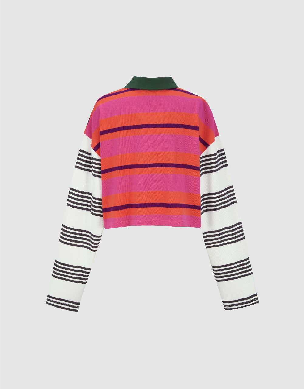 Striped Loose Polo T-Shirt