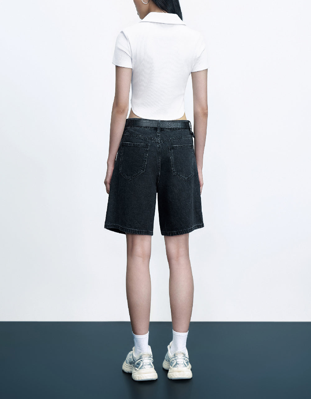 Letter Printed Polo  T-Shirt