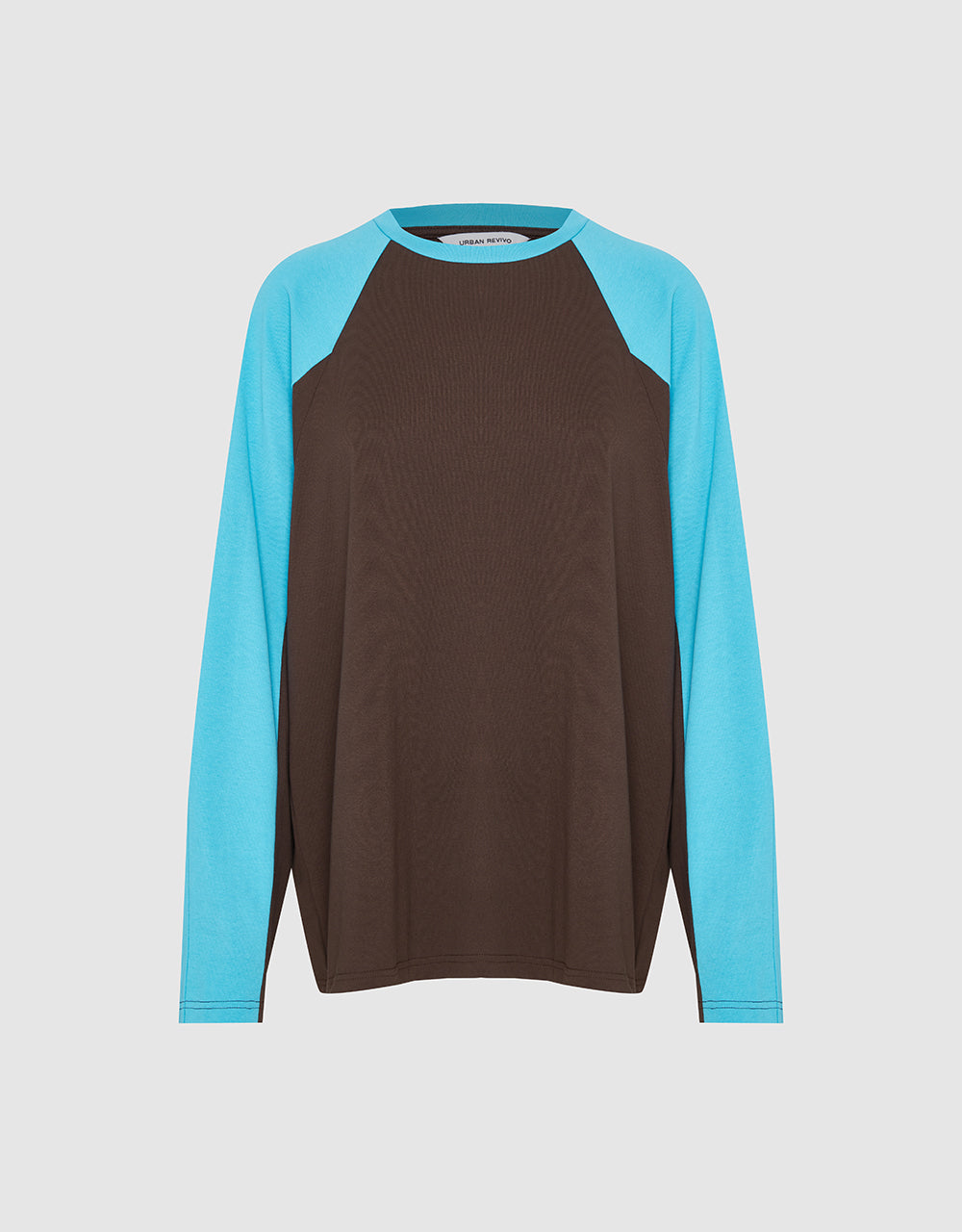 Raglan Sleeve Crew Neck Loose T-Shirt