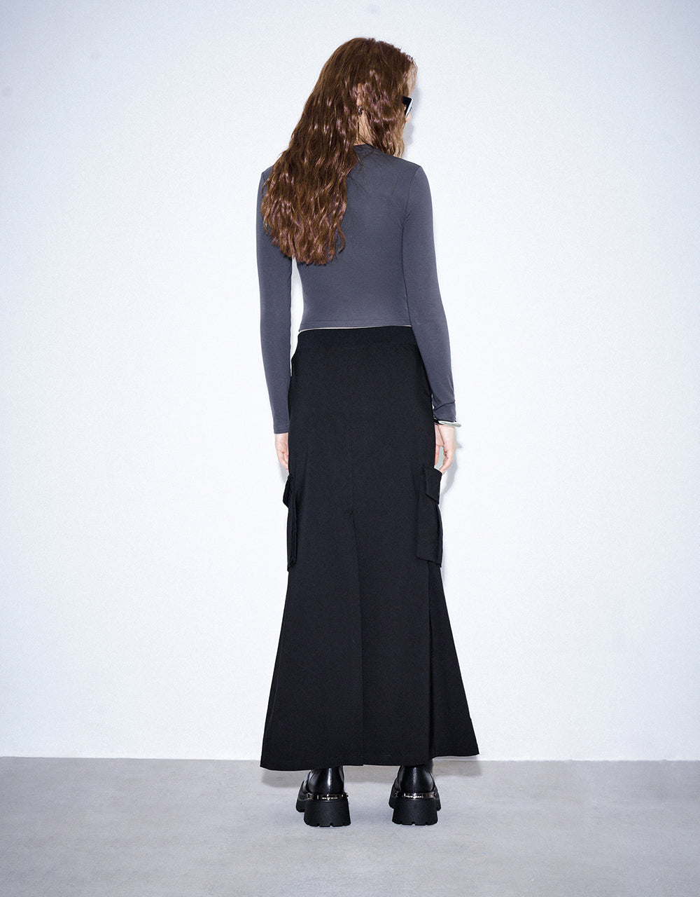 Letter Printed Crew Neck Straight T-Shirt