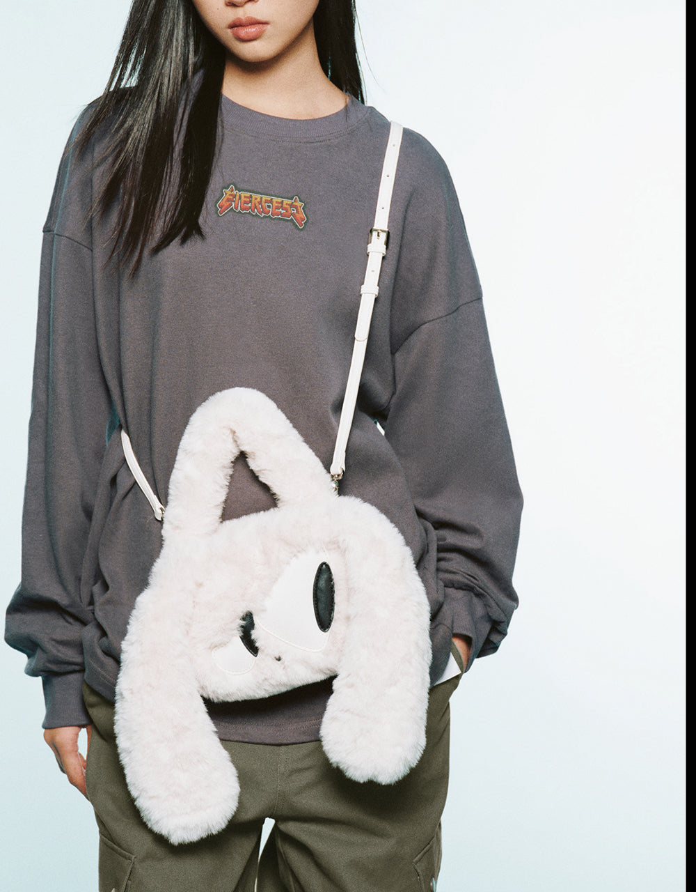 Letter Printed Crew Neck Loose T-Shirt