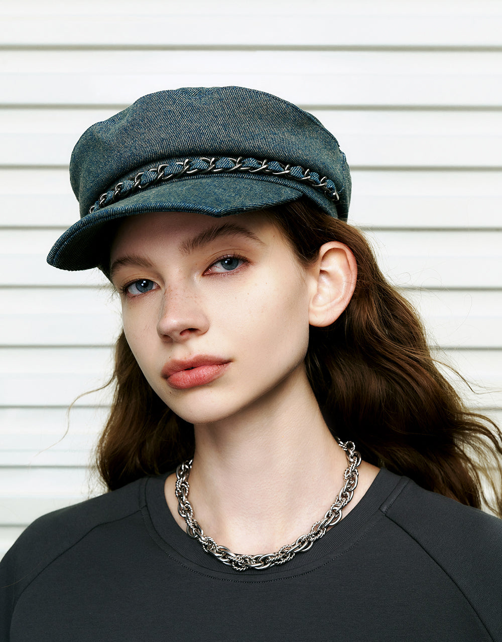 Letter Printed Crew Neck Loose T-Shirt