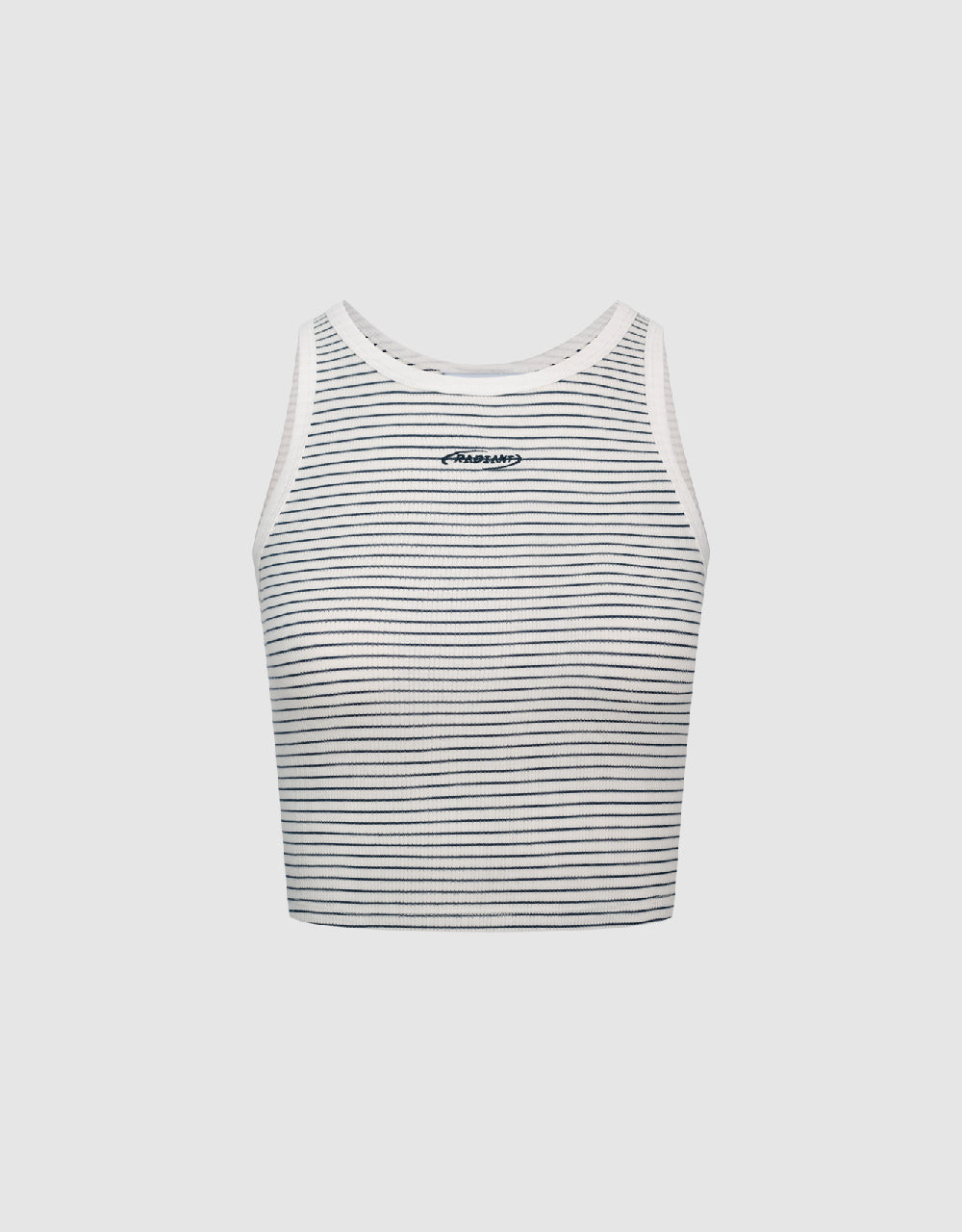 Racer Striped Knitted Tank Top