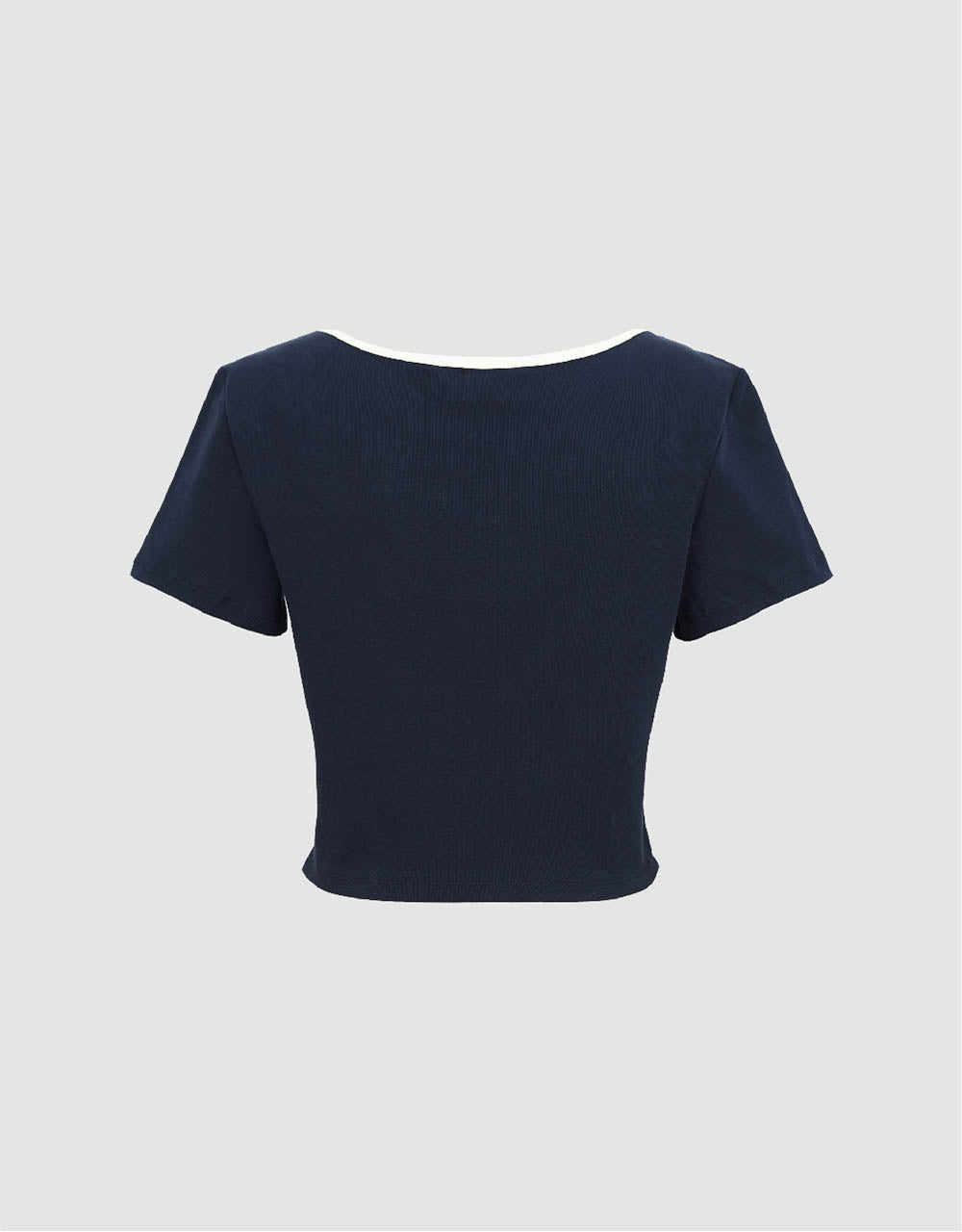 U Neck Knitted T-Shirt