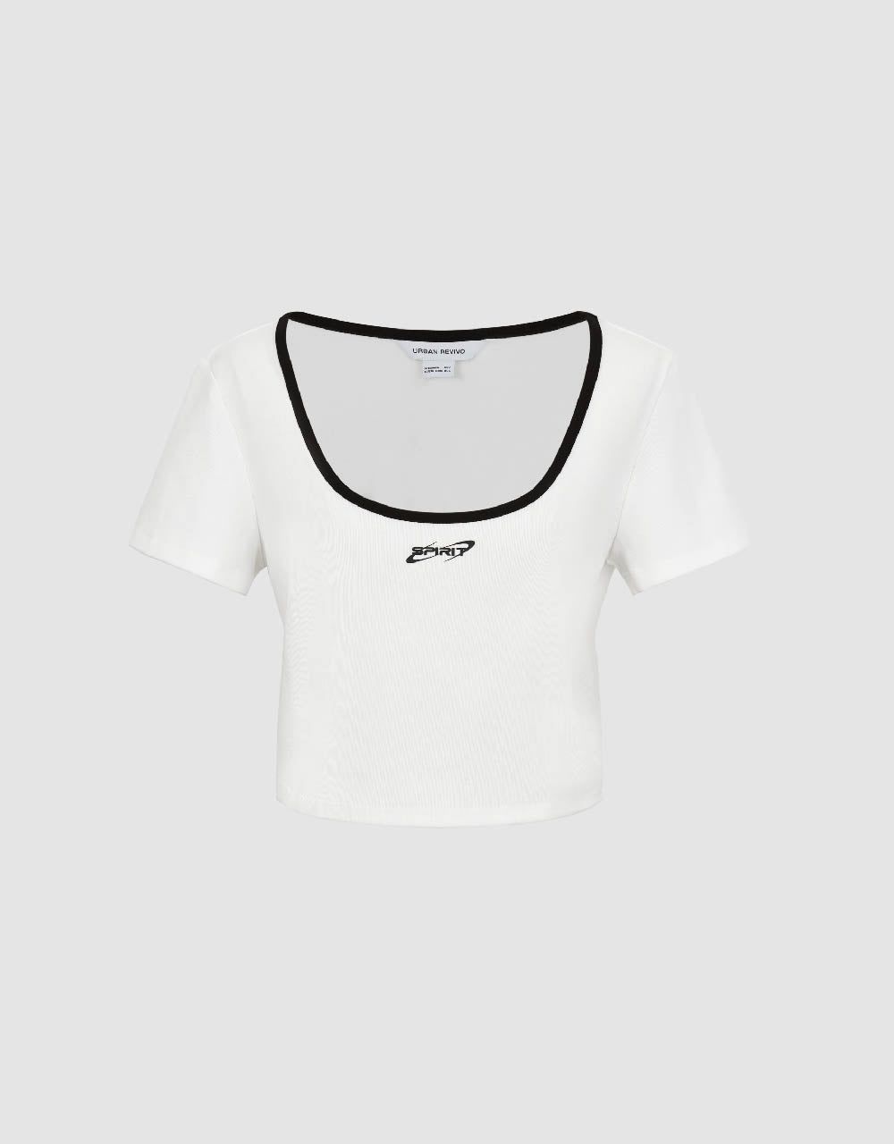 U Neck Knitted T-Shirt