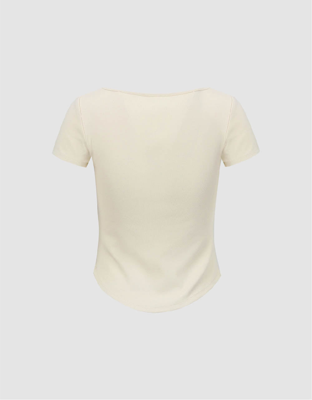 U Neck Skinny T-Shirt