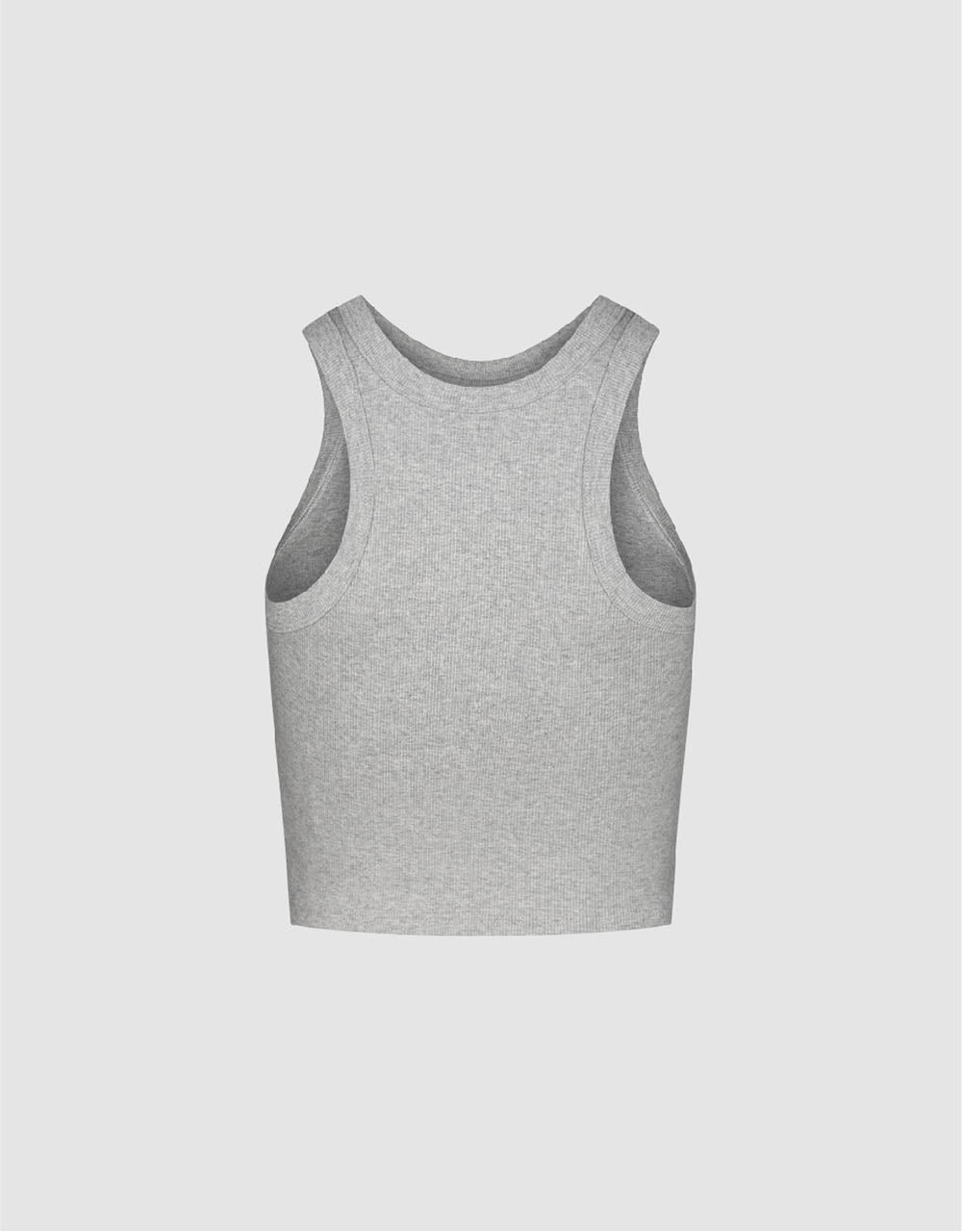 Crew Neck Knitted Tank Top