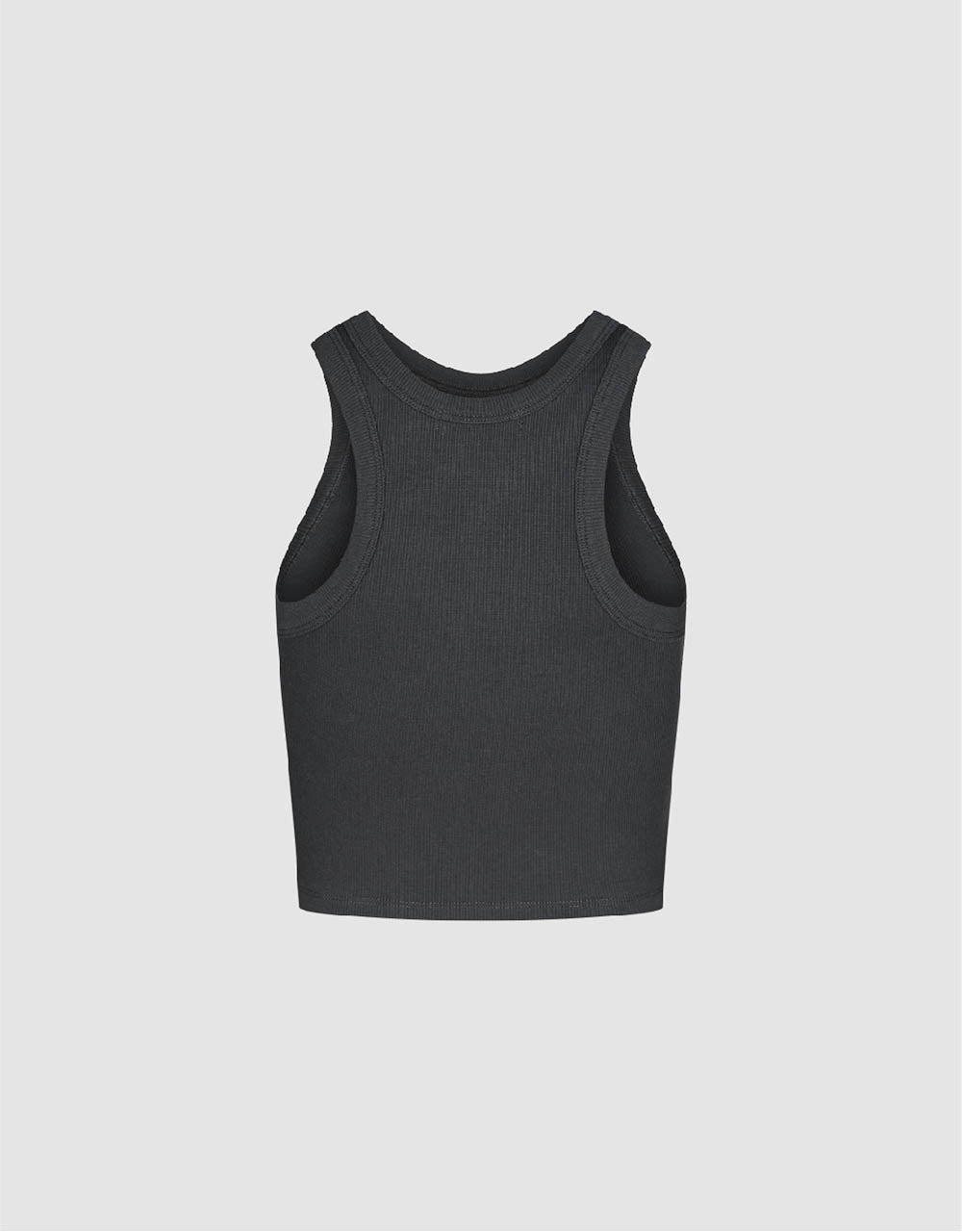 Crew Neck Knitted Tank Top