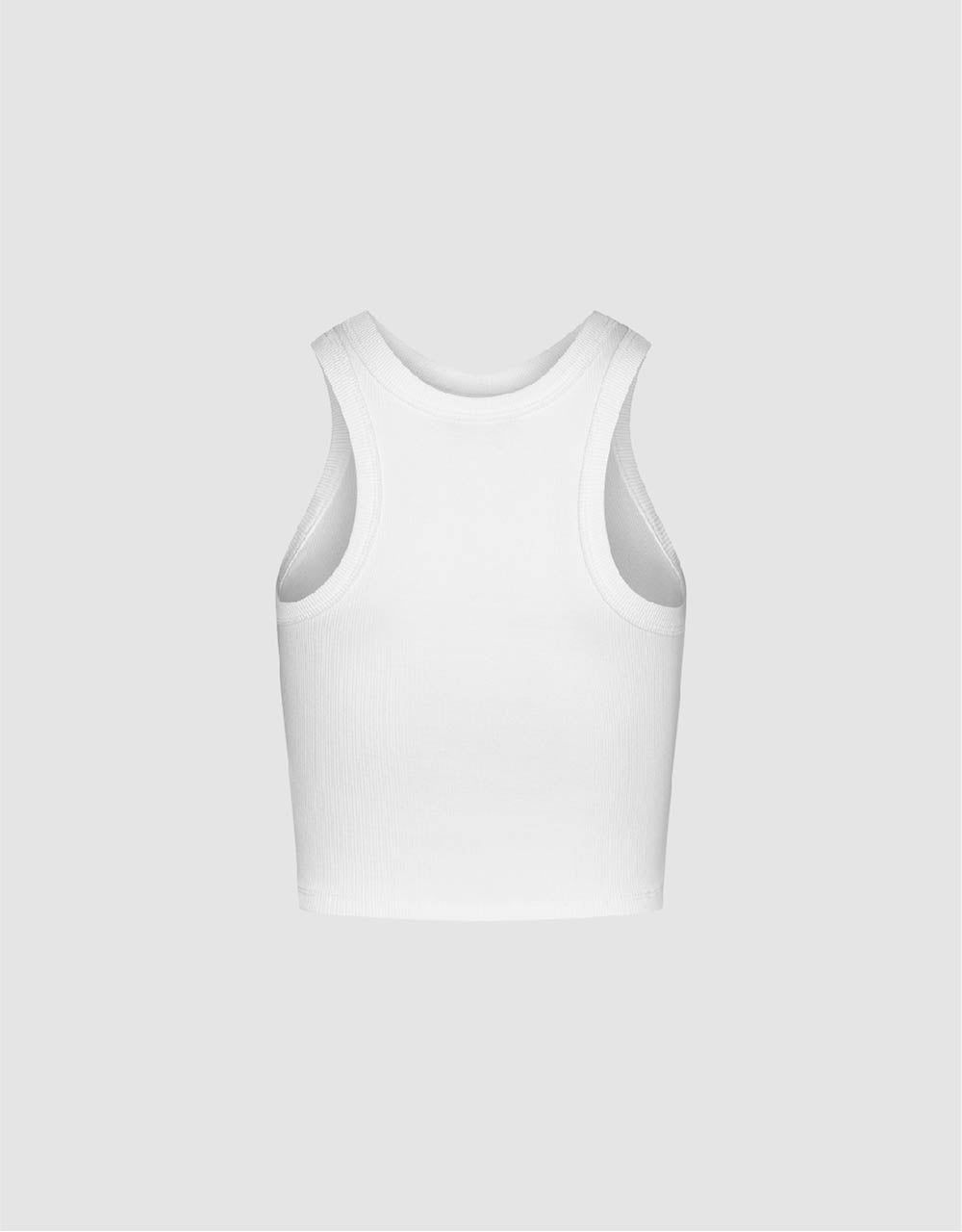 Crew Neck Knitted Tank Top