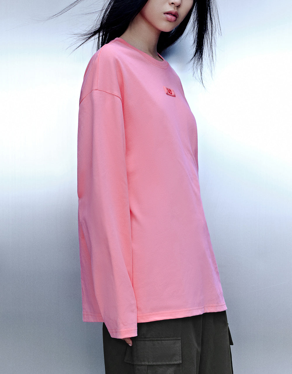 Letter Printed Crew Neck Loose T-Shirt