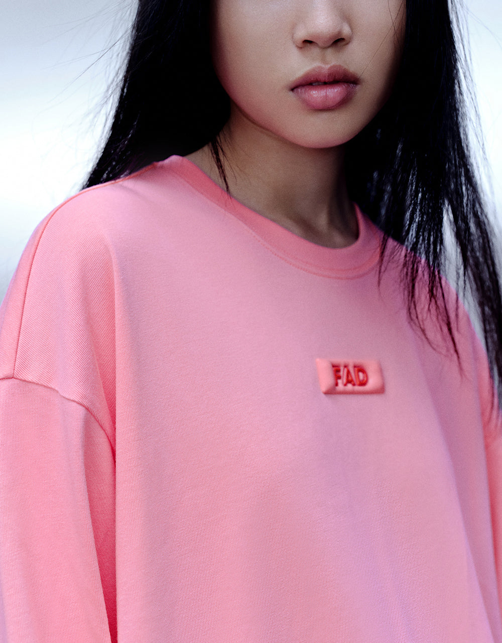 Letter Printed Crew Neck Loose T-Shirt