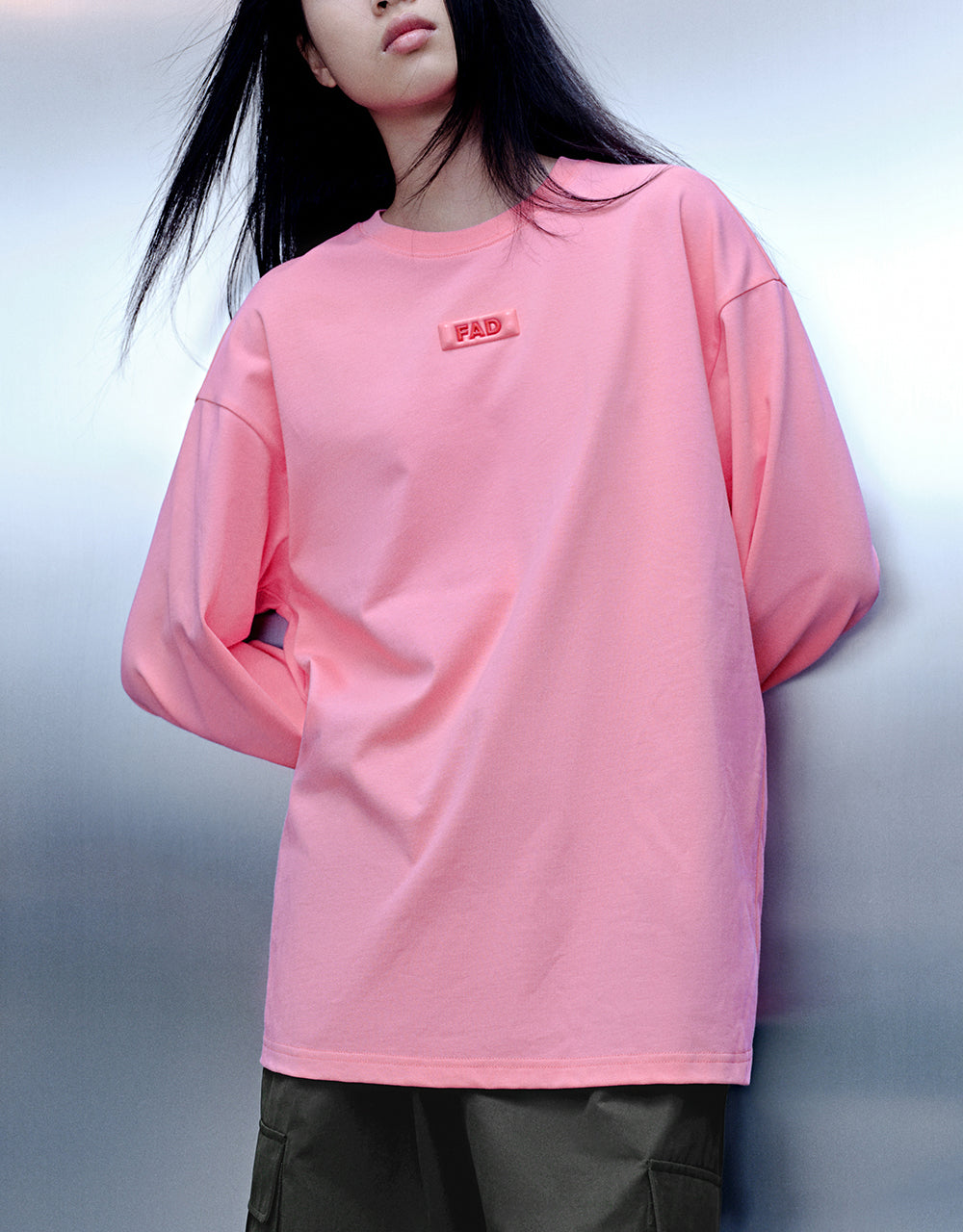 Letter Printed Crew Neck Loose T-Shirt