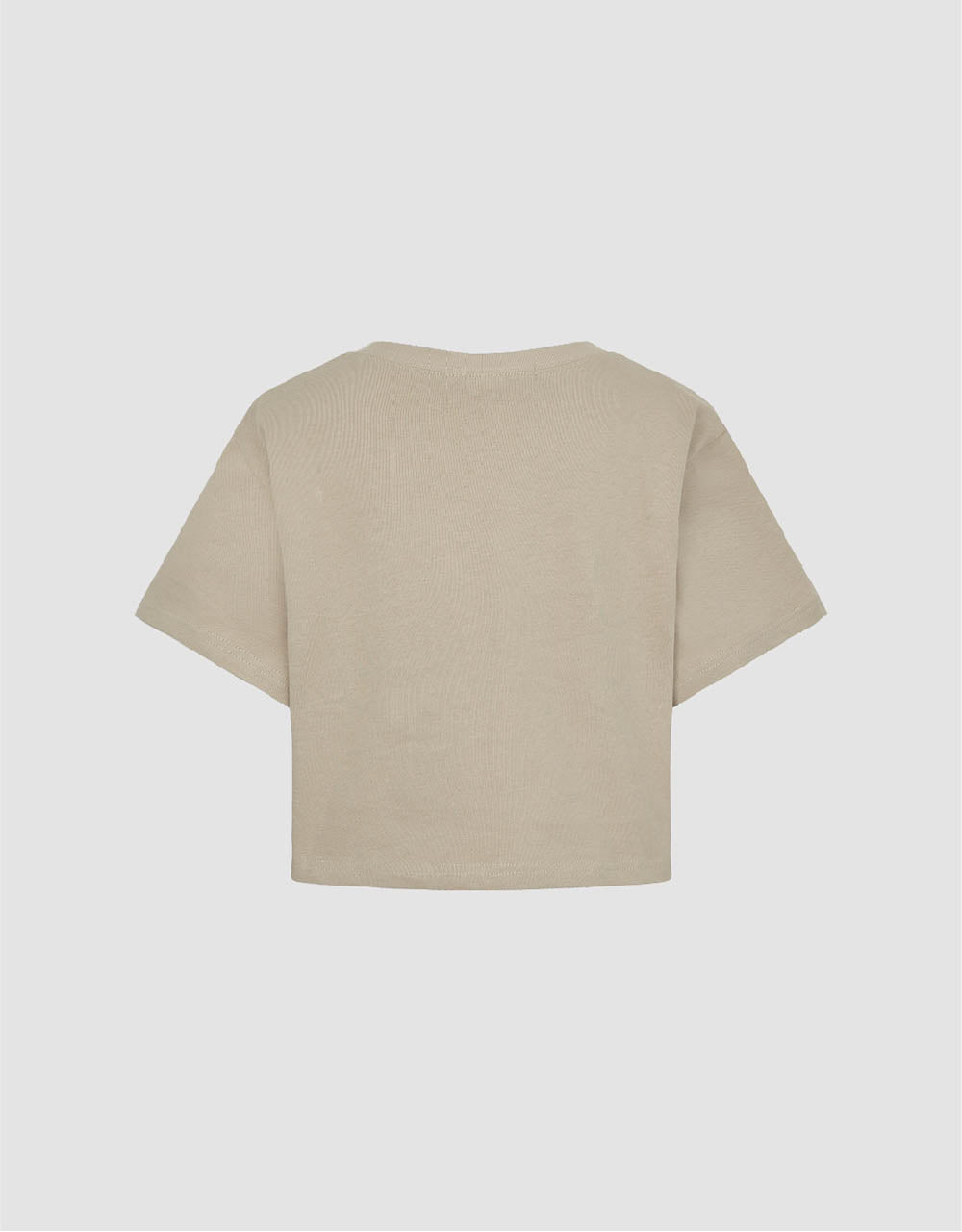 Letter Printed Crew Neck Loose T-Shirt