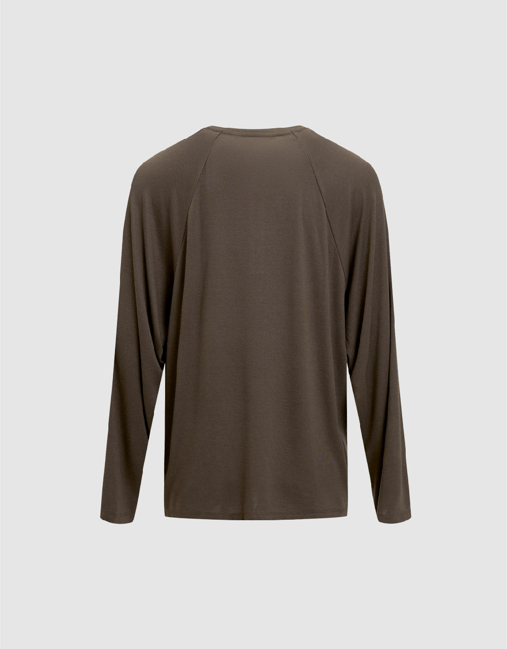 Button Half Placket Crew Neck Loose T-Shirt