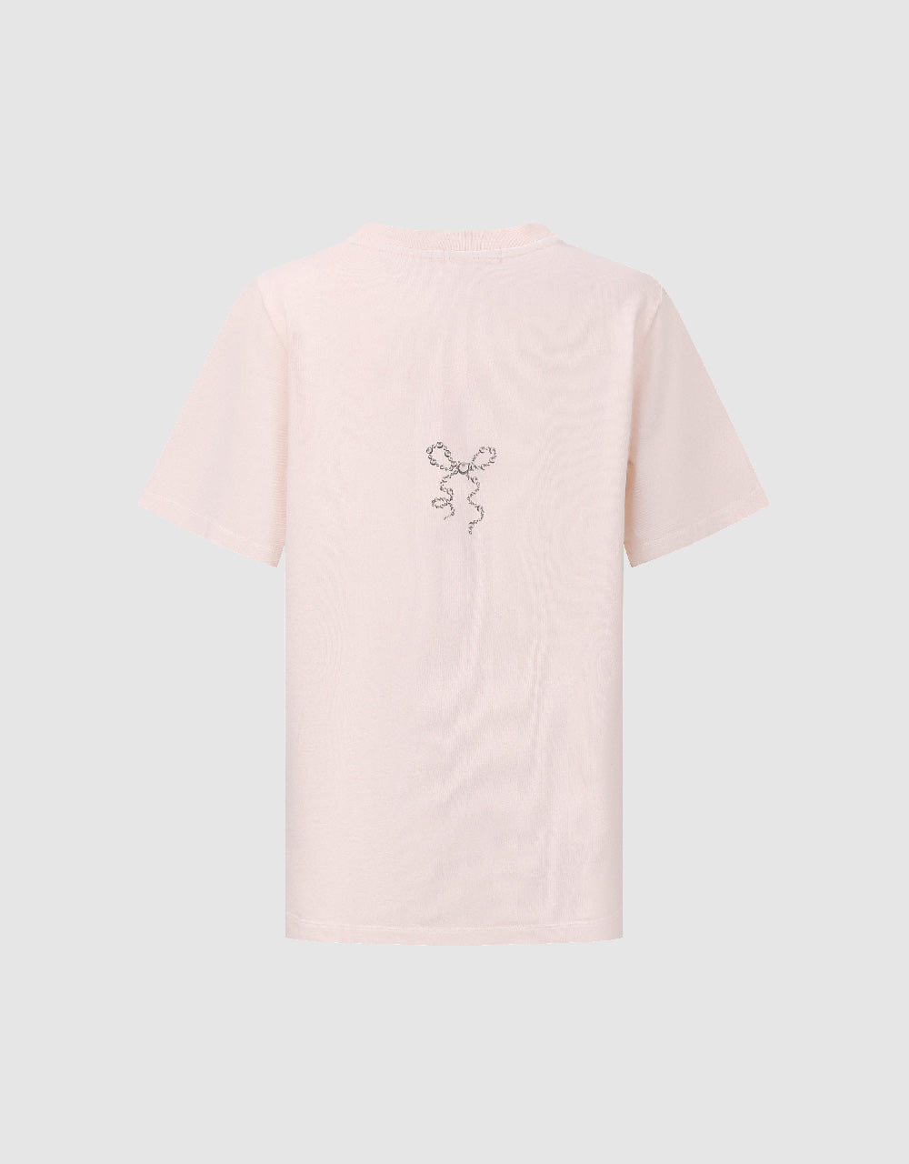 Letter Printed Crew Neck Loose T-Shirt