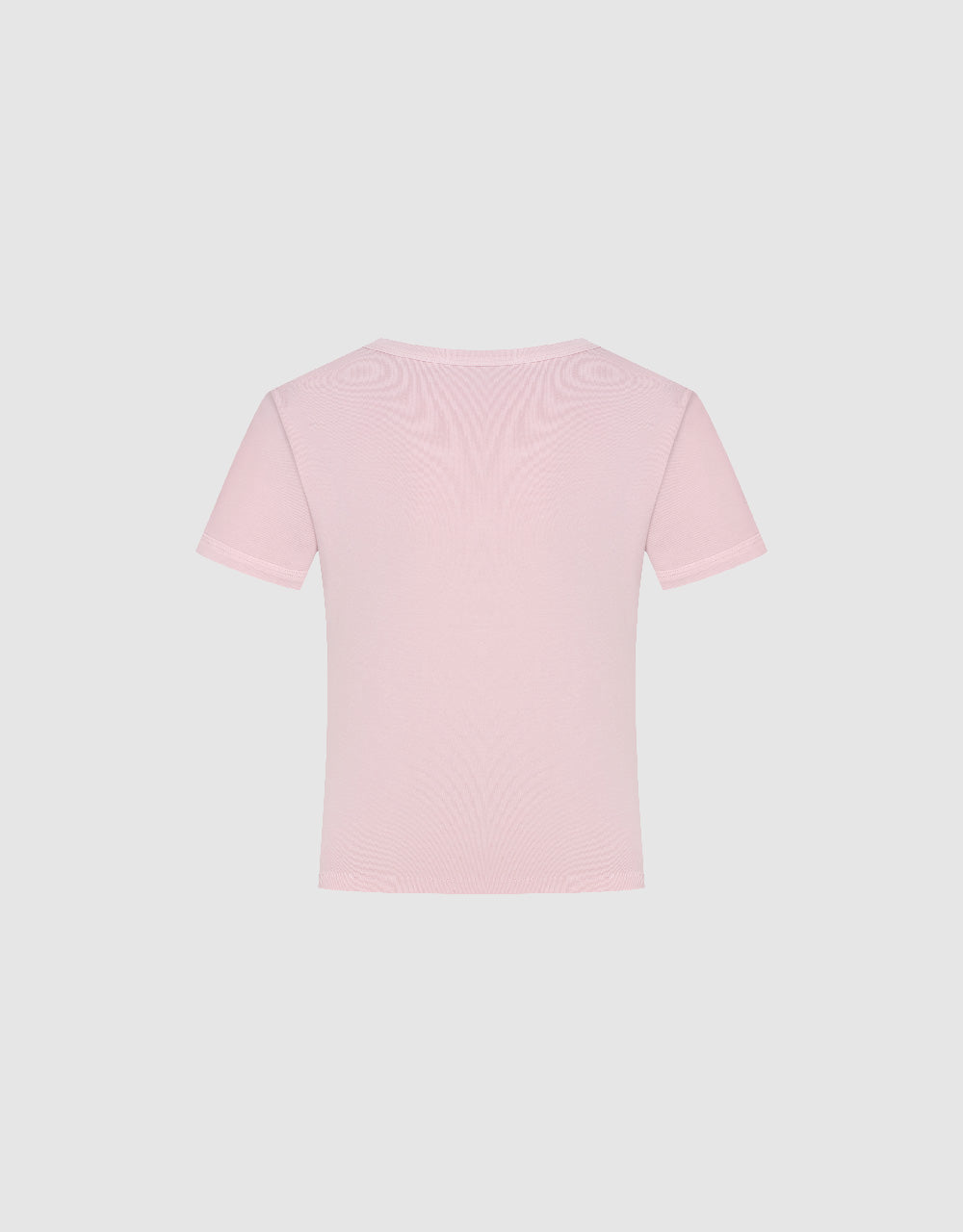 Letter Printed Crew Neck Skinny T-Shirt