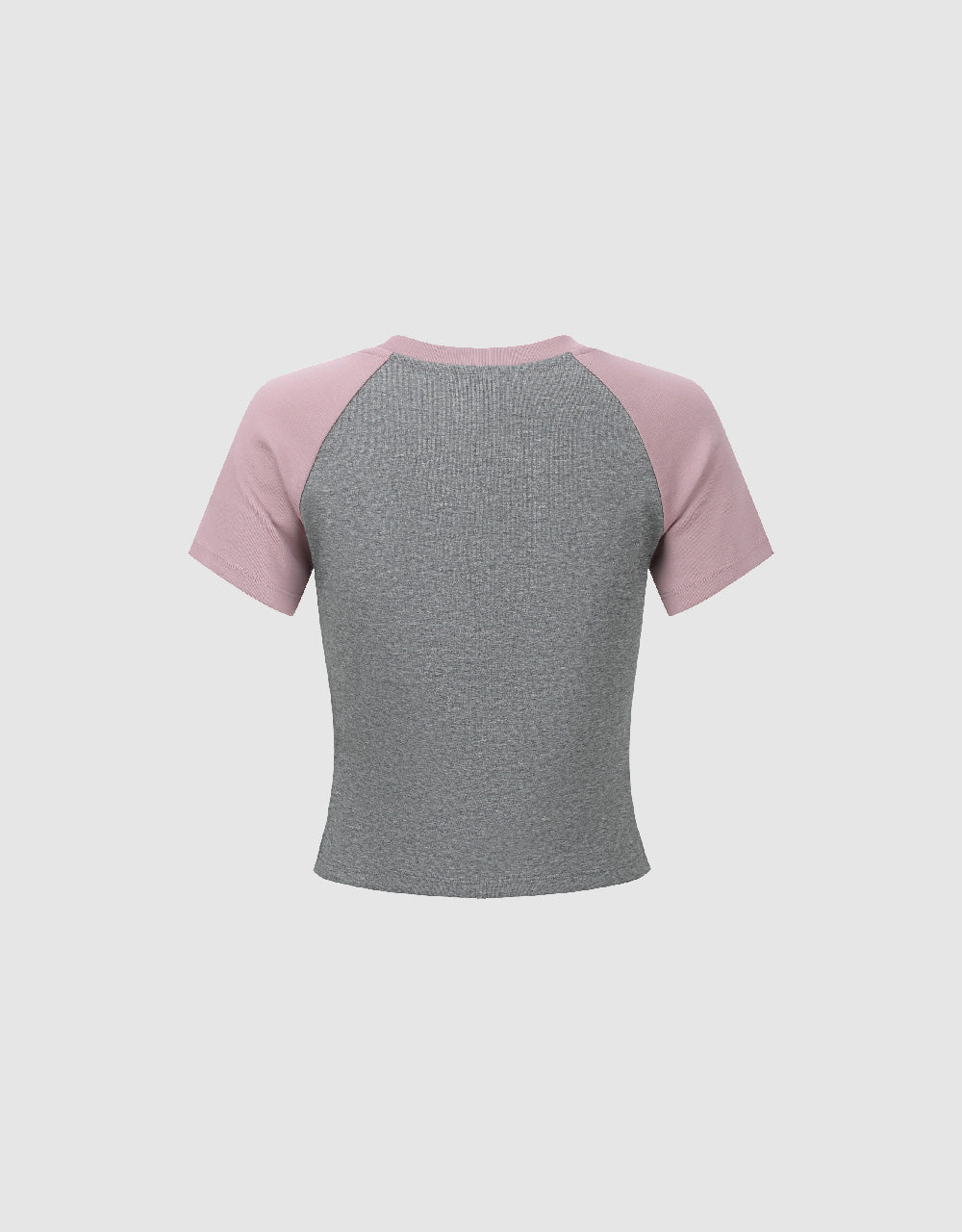 Letter Printed Crew Neck T-Shirt