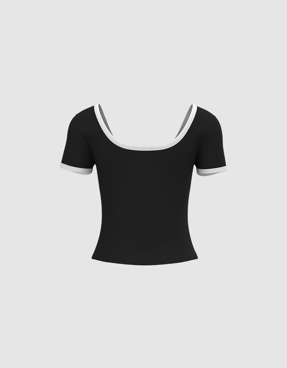 U Neck Skinny T-Shirt