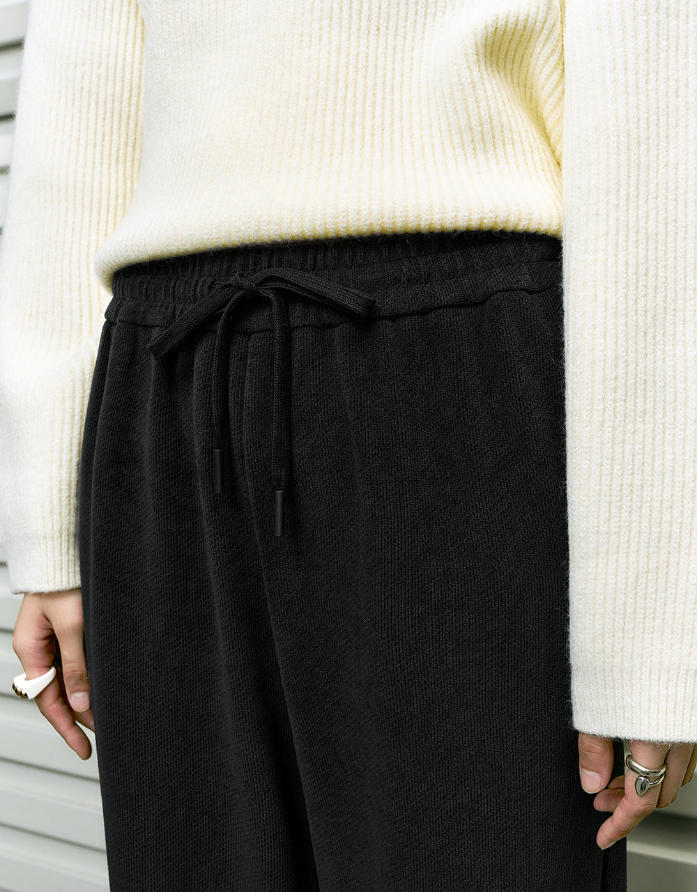 Knitted Straight Pants